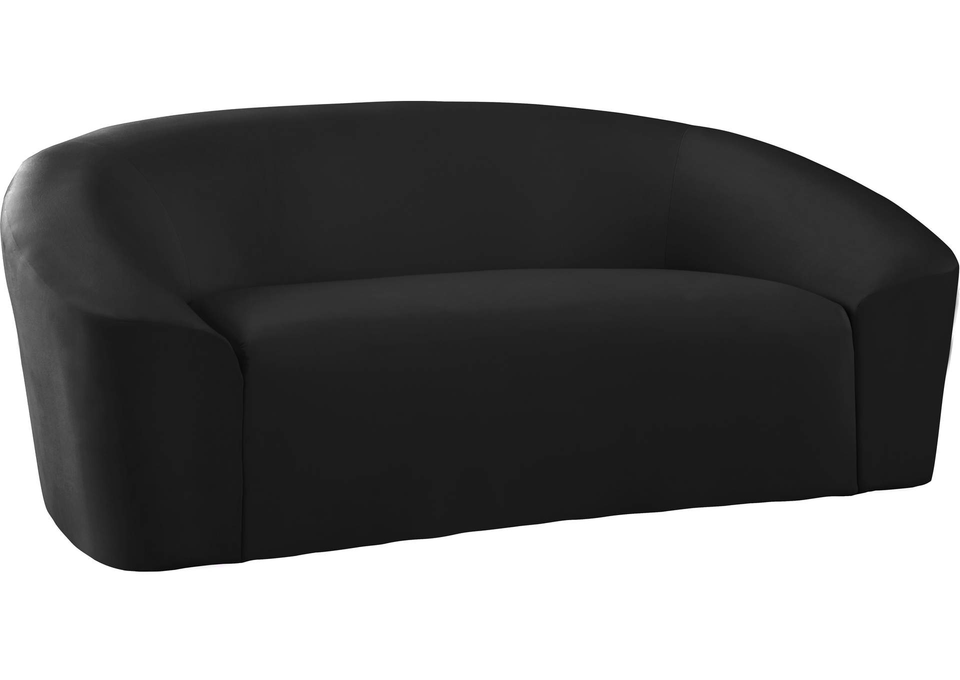 Riley Grey Velvet Loveseat