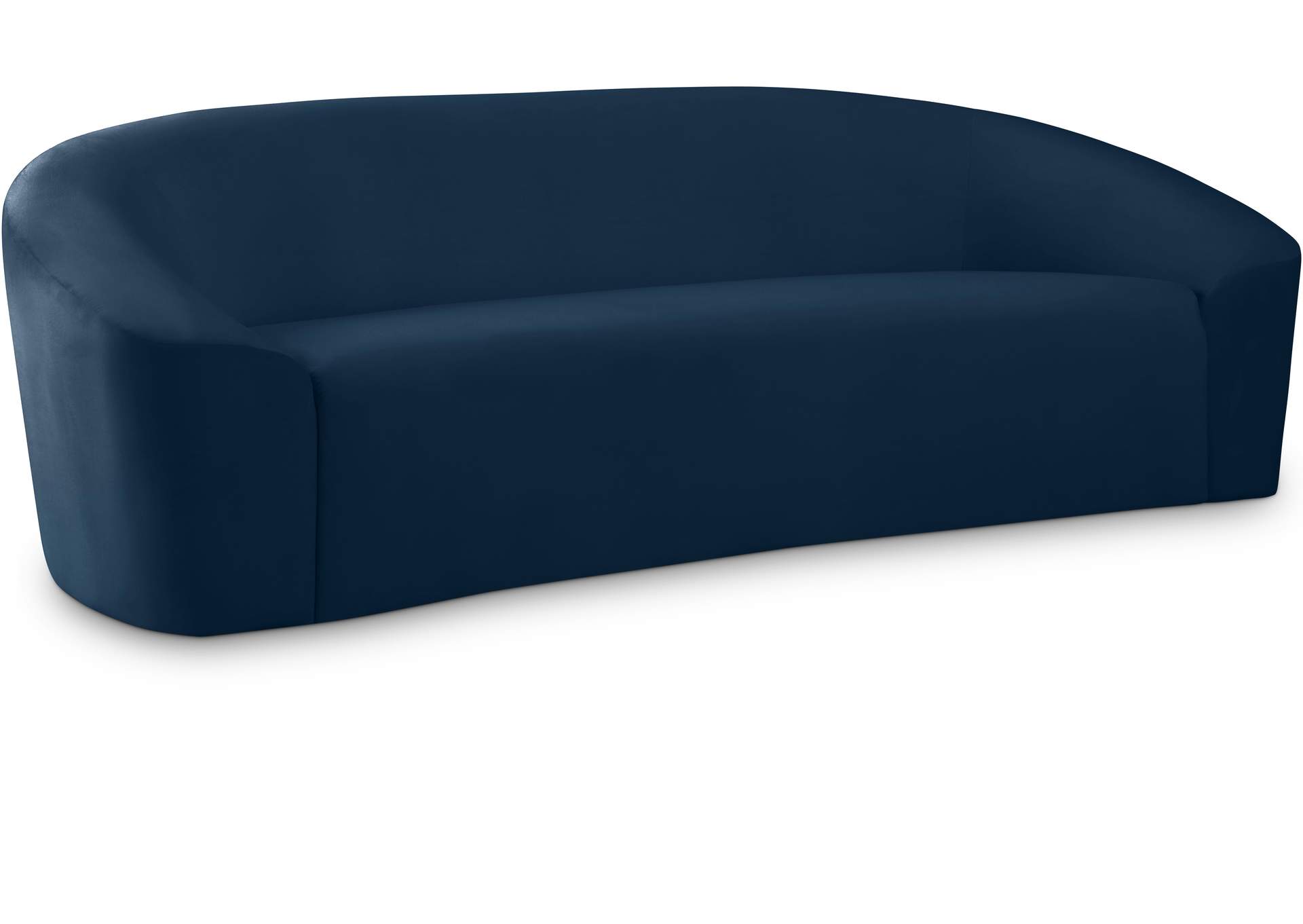 Riley Navy Velvet Sofa