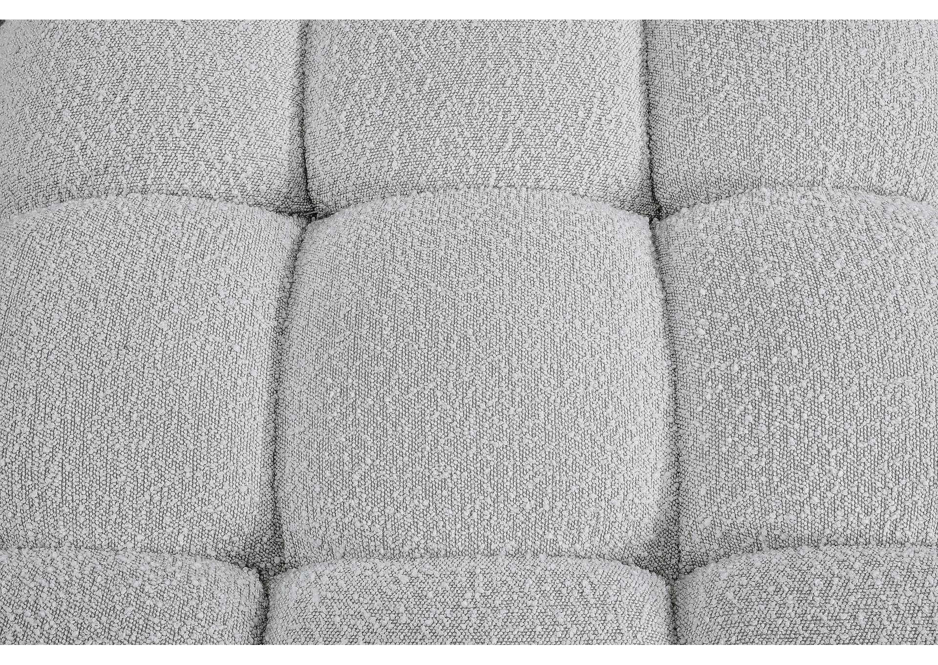 Ames Grey Boucle Fabric Modular Sofa