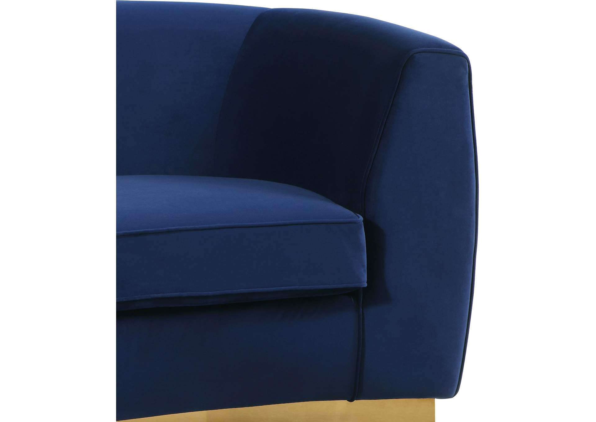 Julian Navy Velvet Sofa