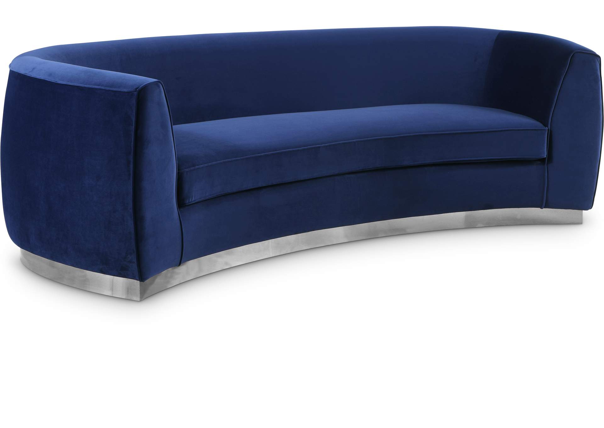 Julian Navy Velvet Sofa