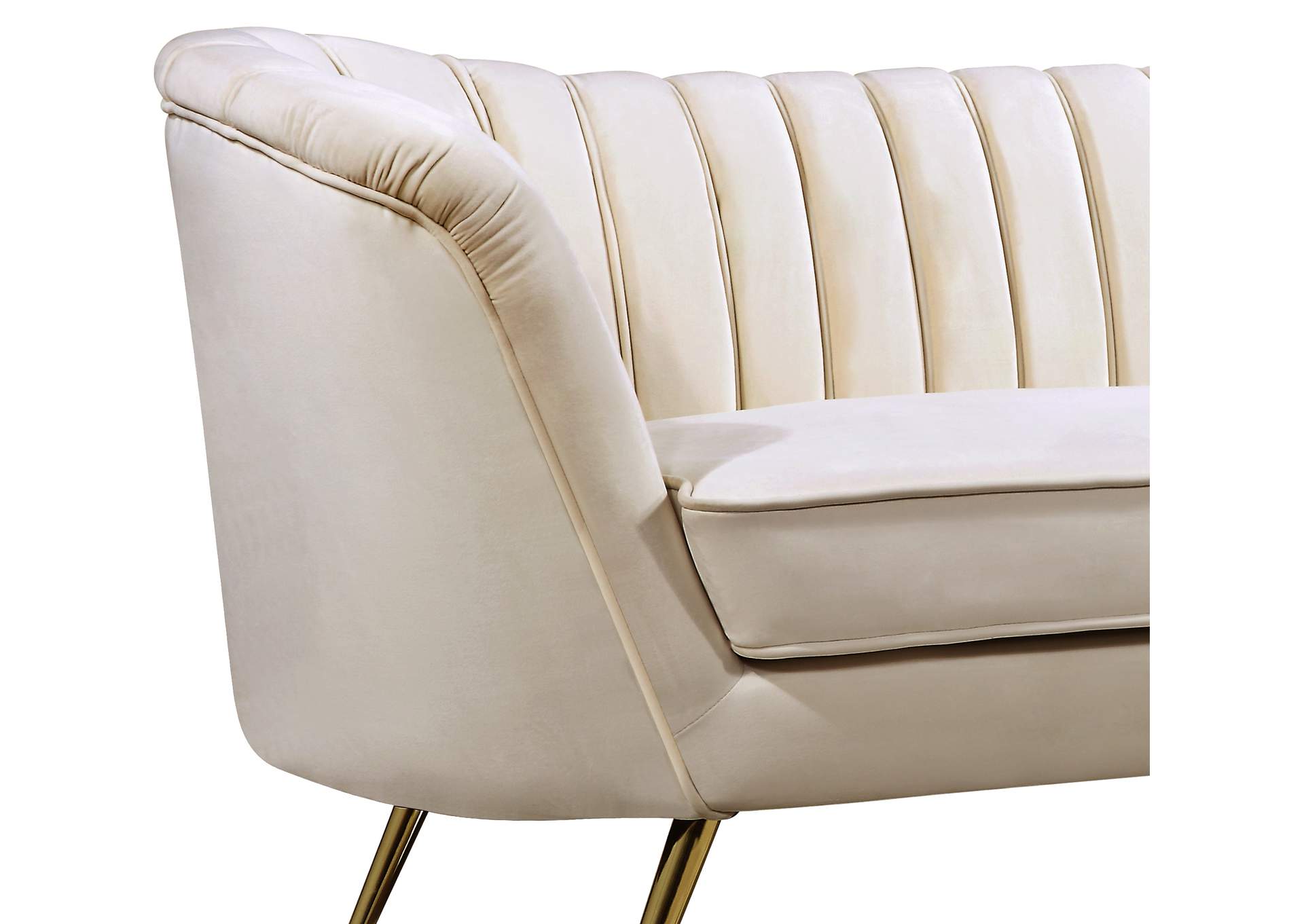 Margo Cream Velvet Chair