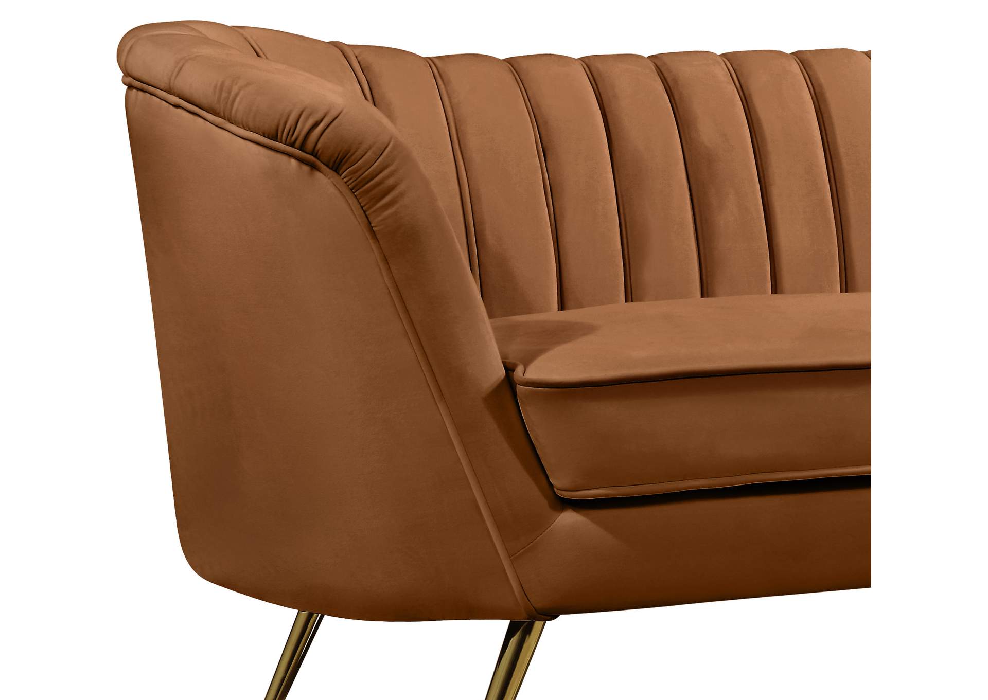 Margo Saddle Velvet Chair