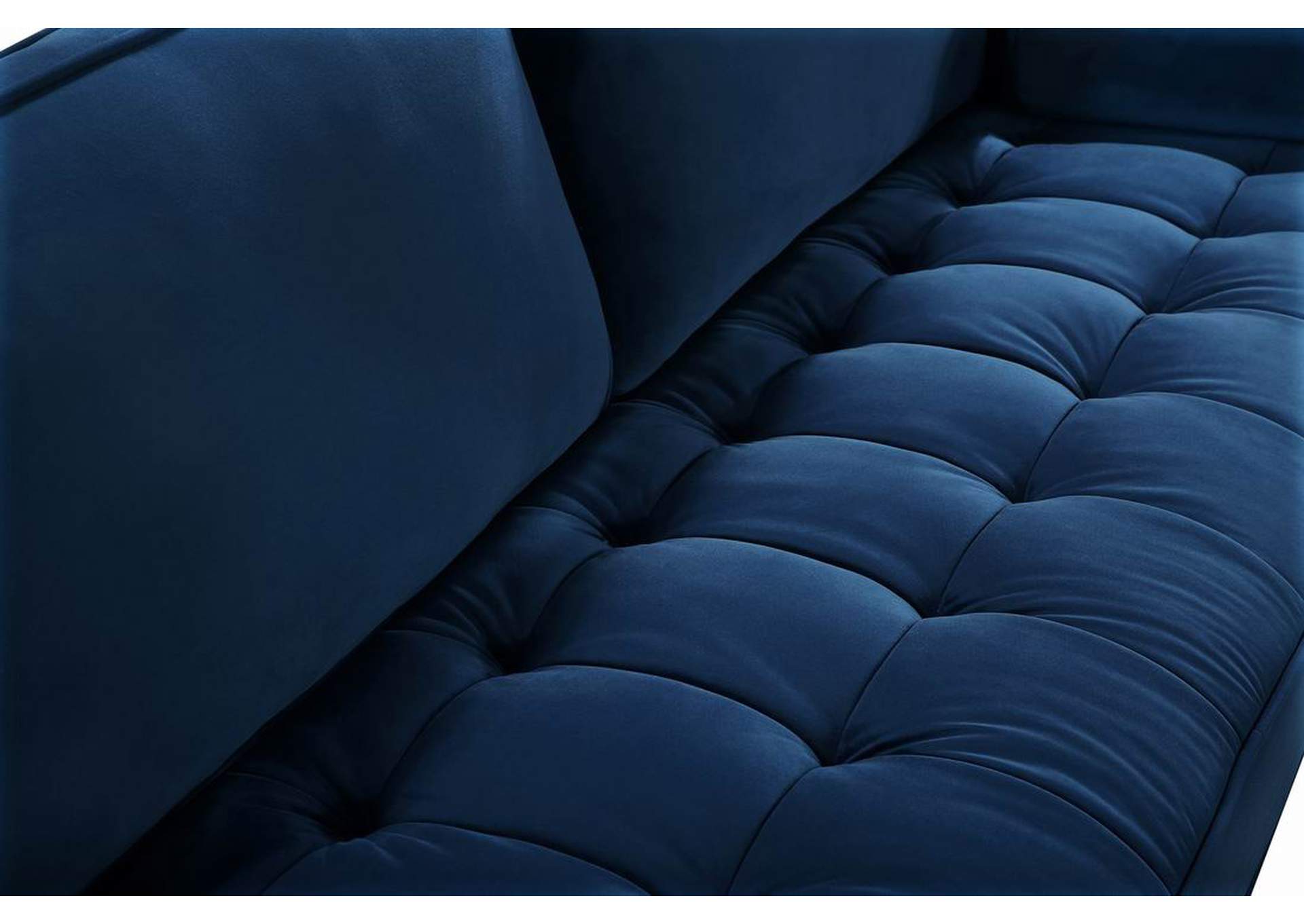 Emily Navy Velvet Sofa