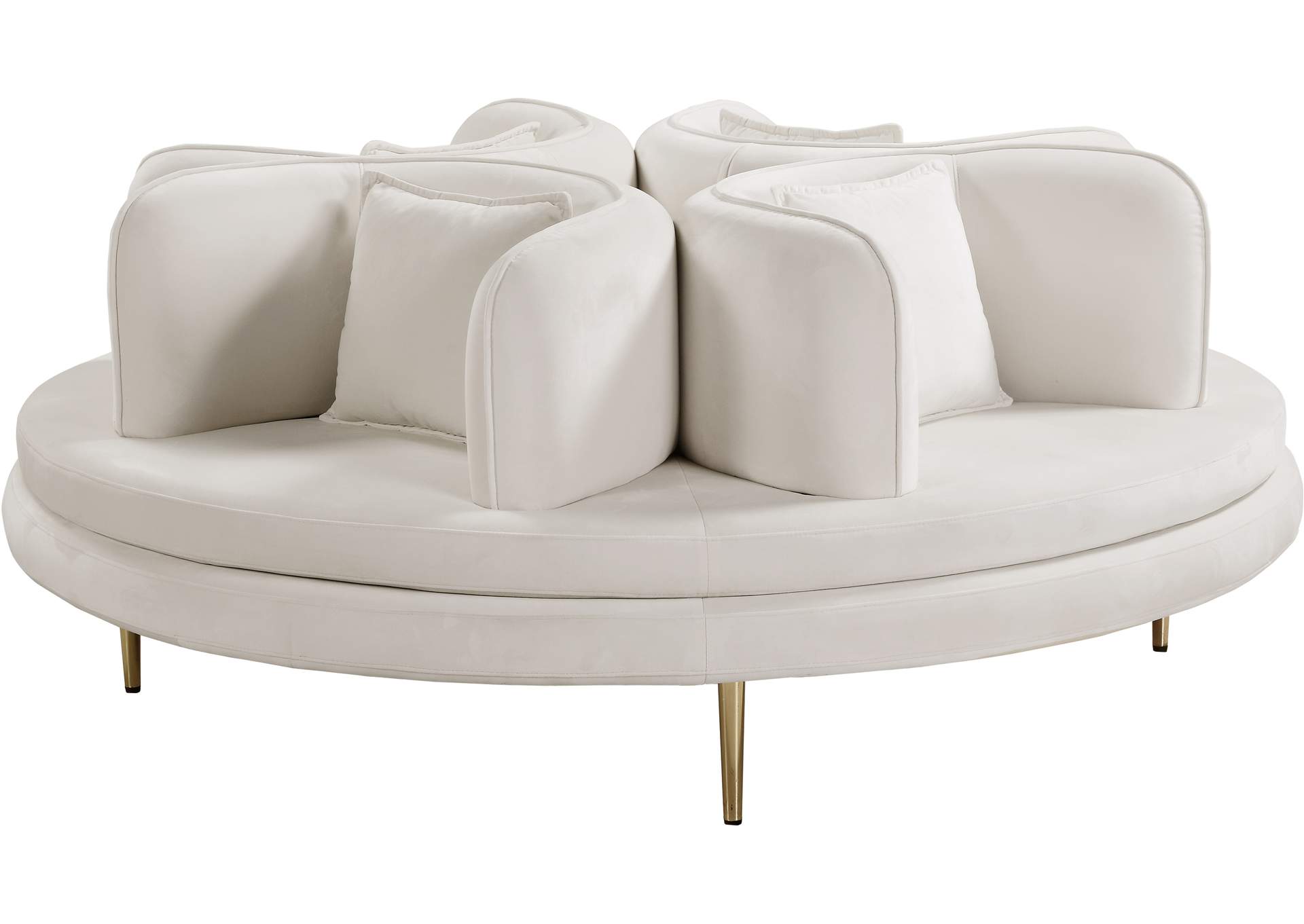 Round Settee Lobby Sofa Baci Living Room