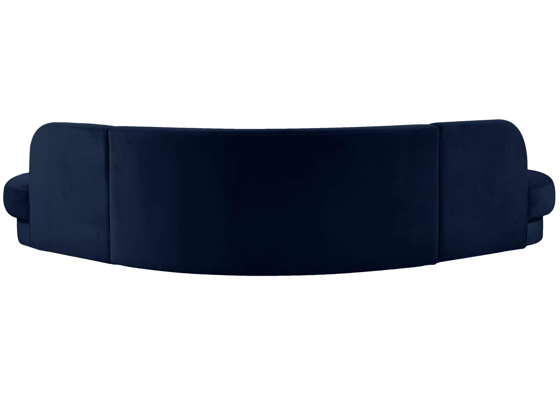 Rosa Navy Velvet 3 Piece Sectional (3 Boxes)