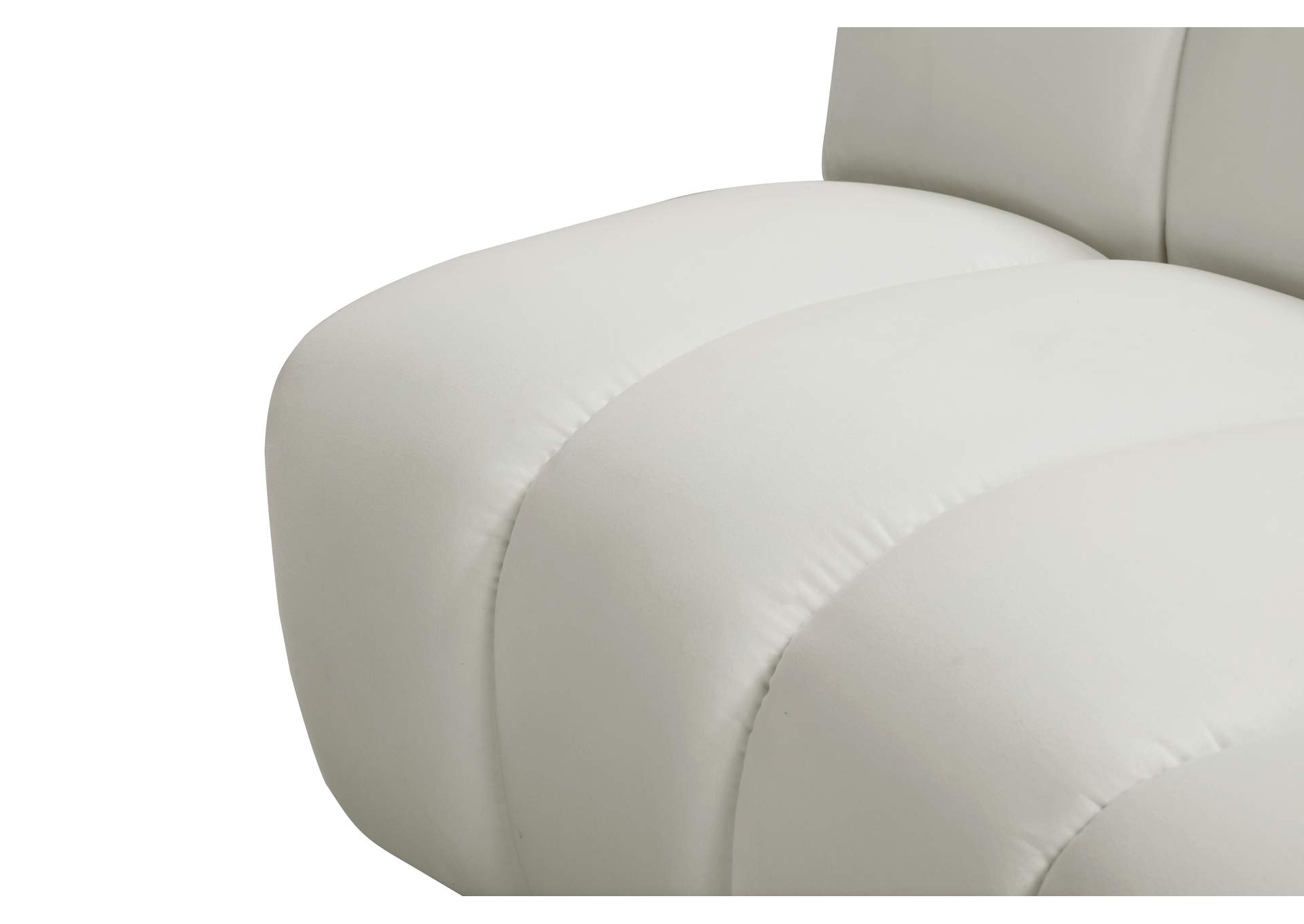 Infinity Cream Velvet 8 Piece Modular Sectional