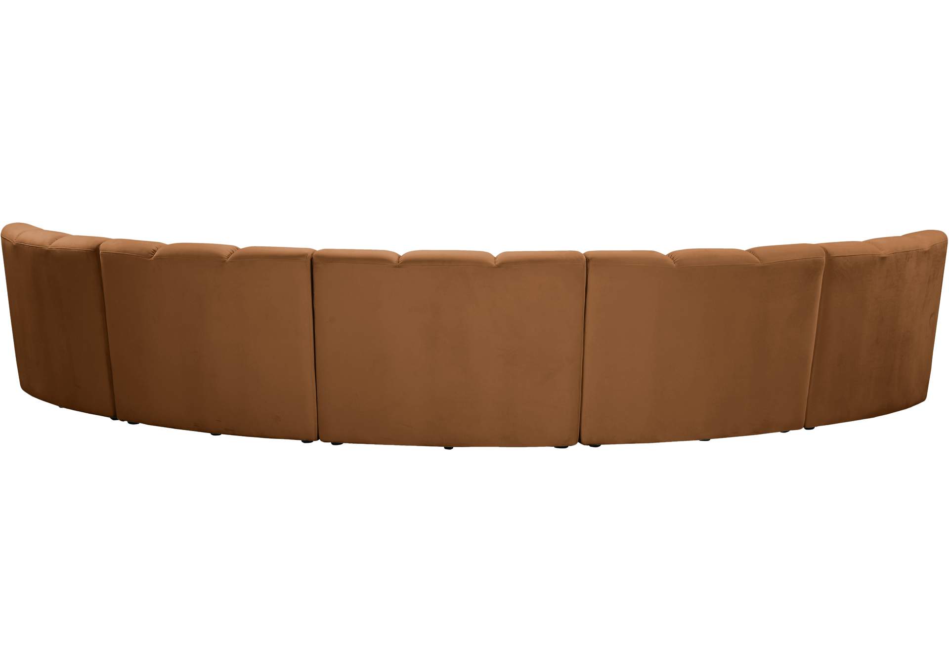 Infinity Saddle Velvet 5 Piece Modular Sectional image 5