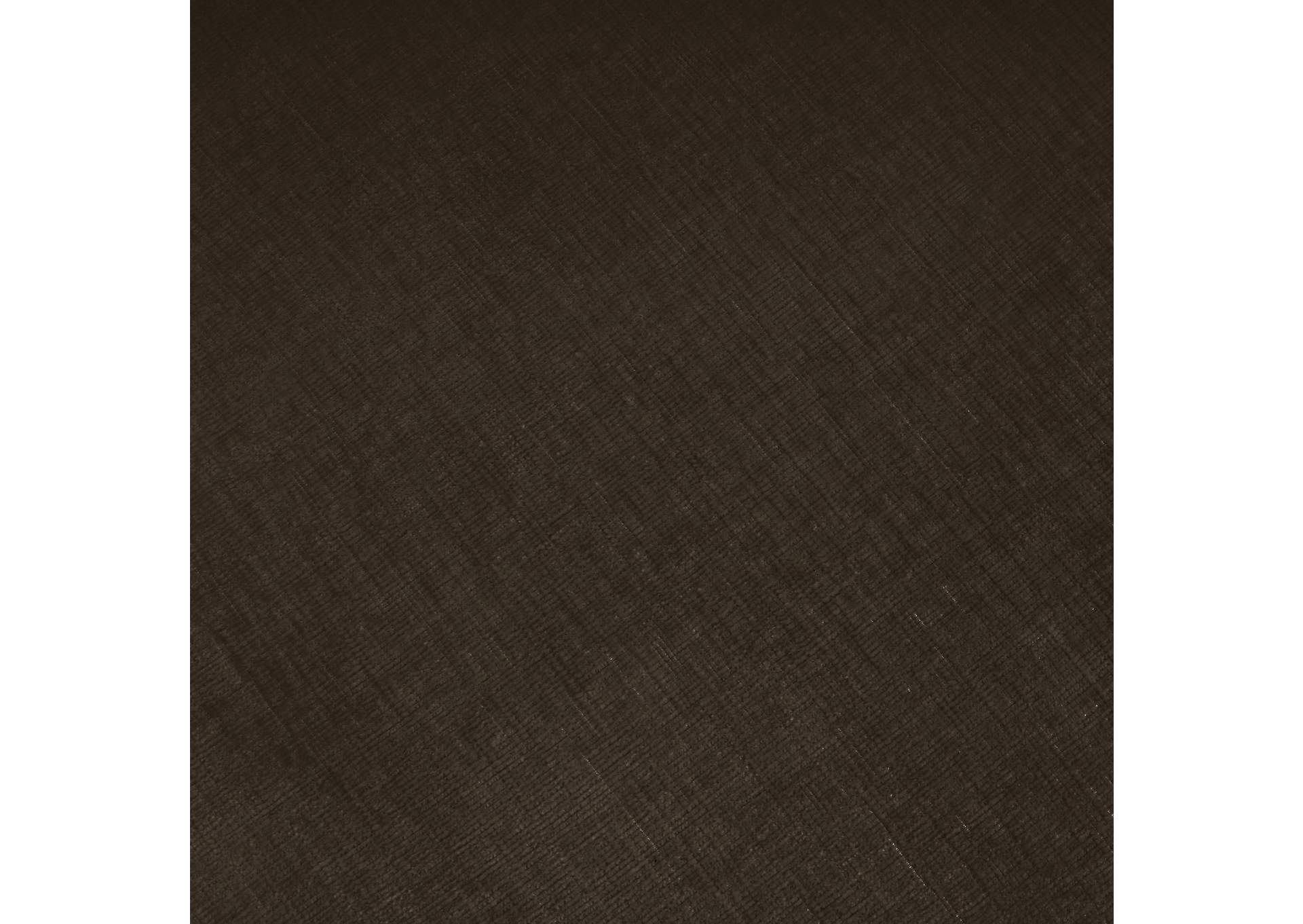 Argyle Brown Chenille Fabric Chaise - Loveseat