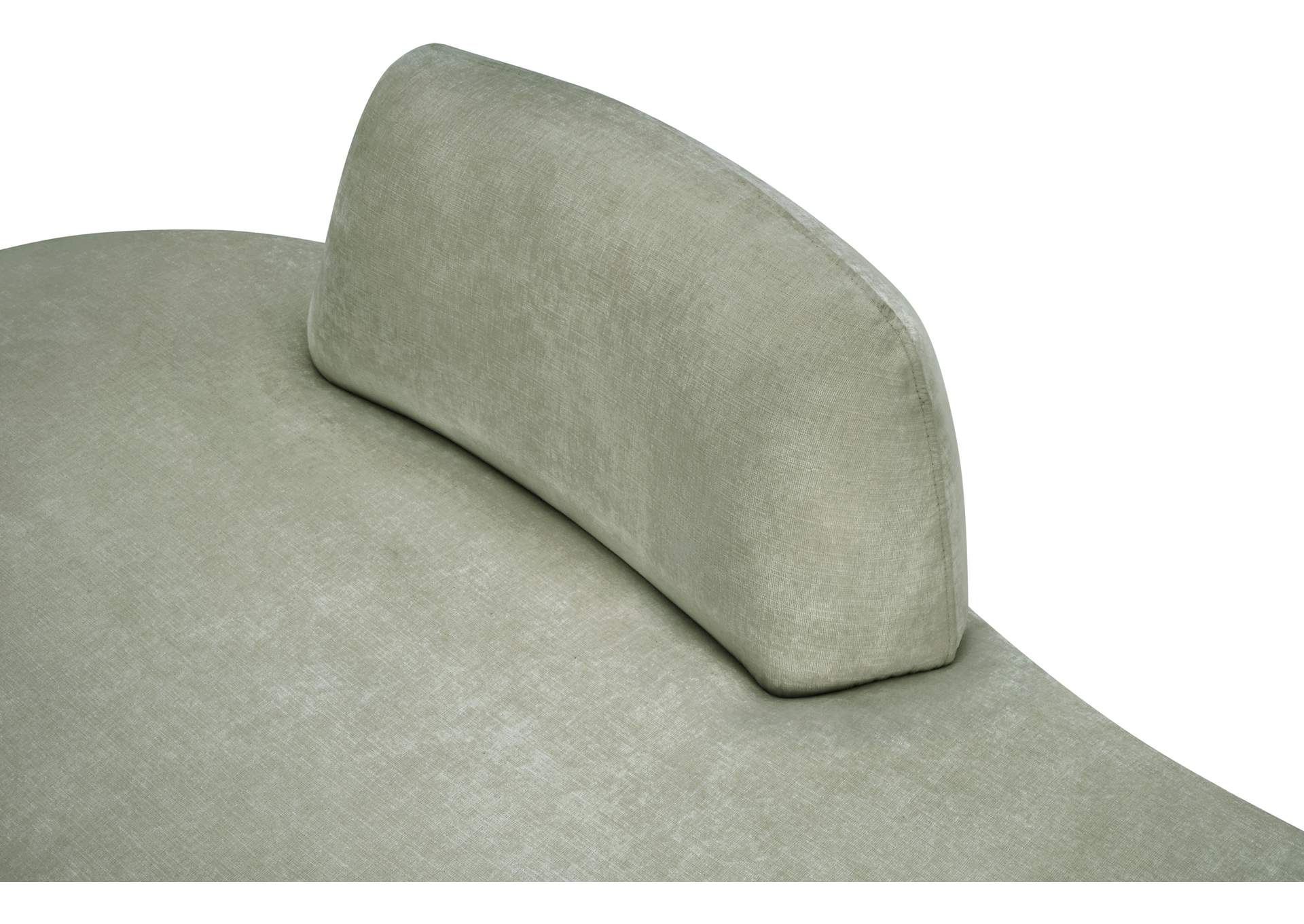 Argyle Mint Chenille Fabric Chaise - Loveseat image 10
