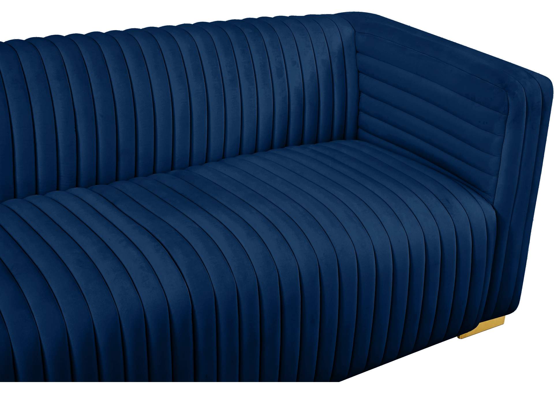 Ravish Navy Velvet Sofa