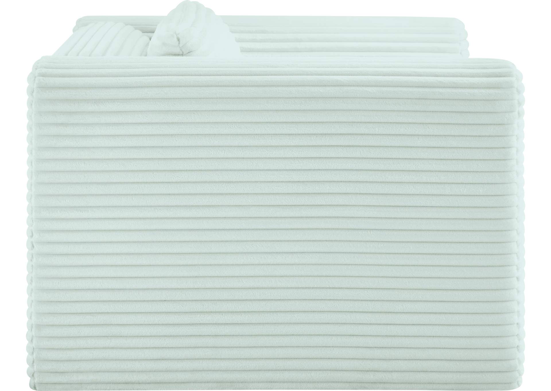 Shaggy Mint Corduroy Performance Fabric Arm Chair image 5