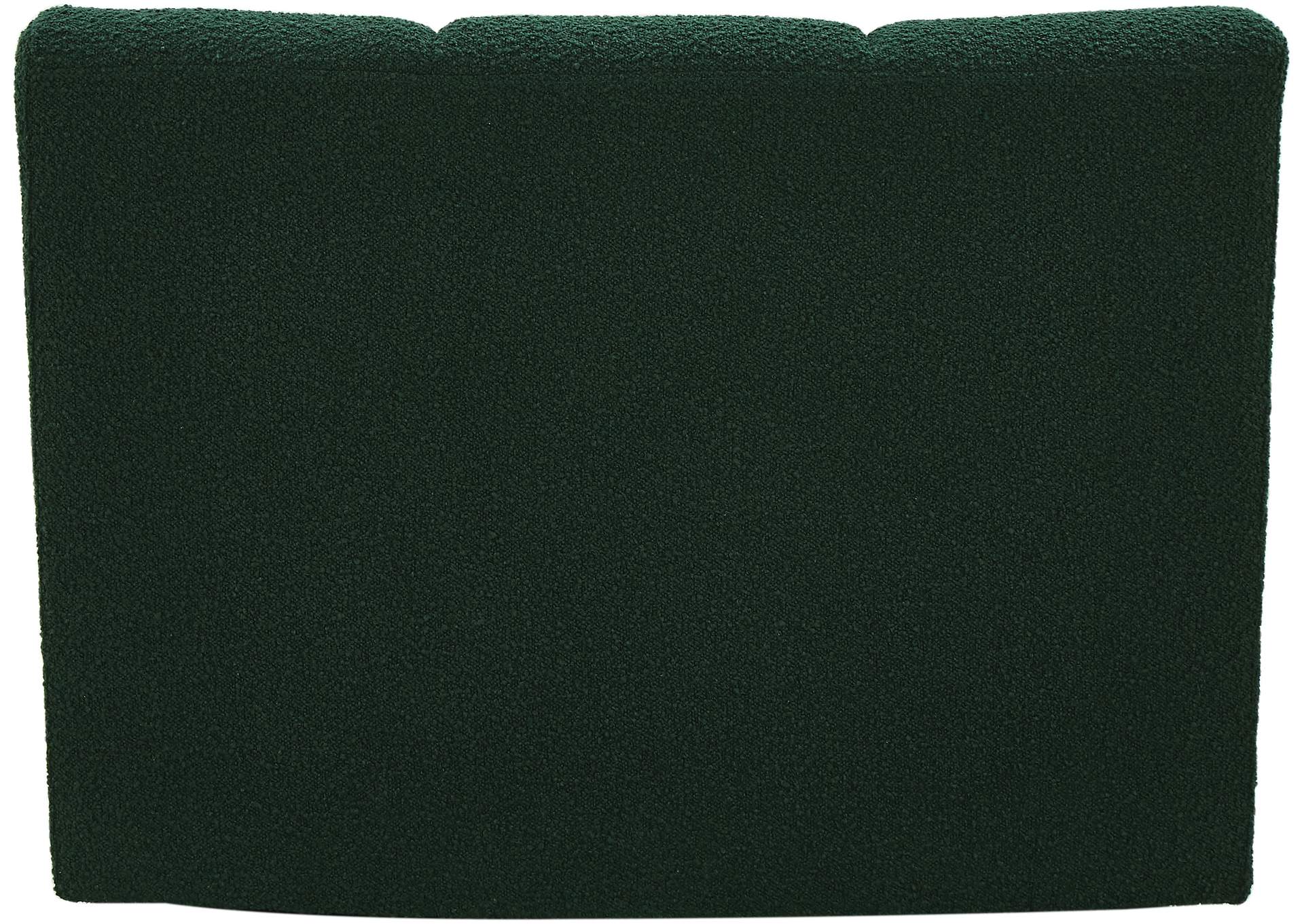 Infinity Green Boucle Fabric Modular Chair
