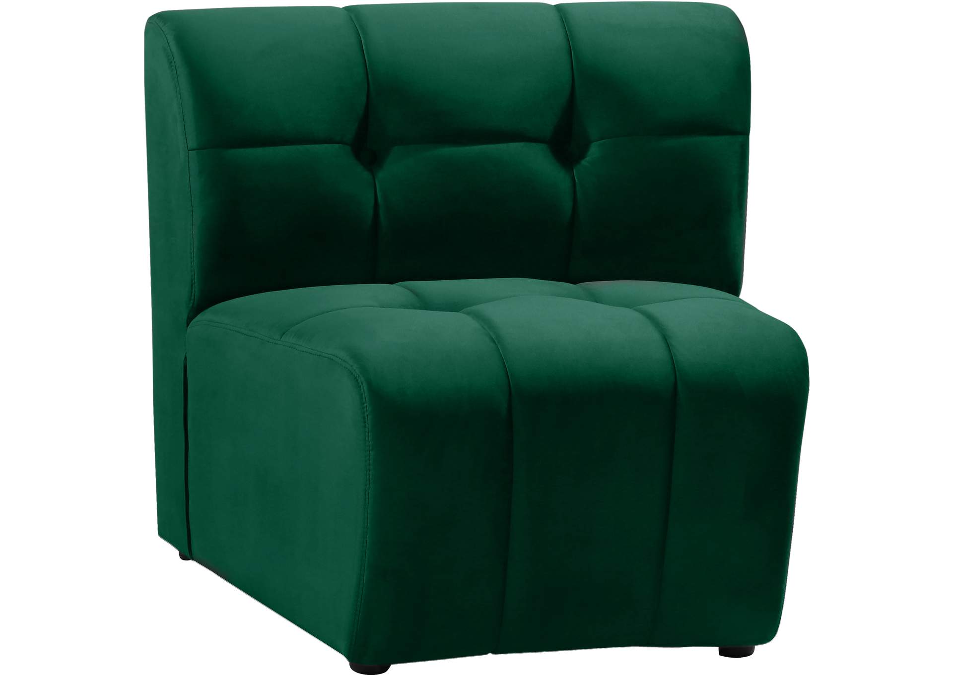Limitless Green Velvet Modular Chair