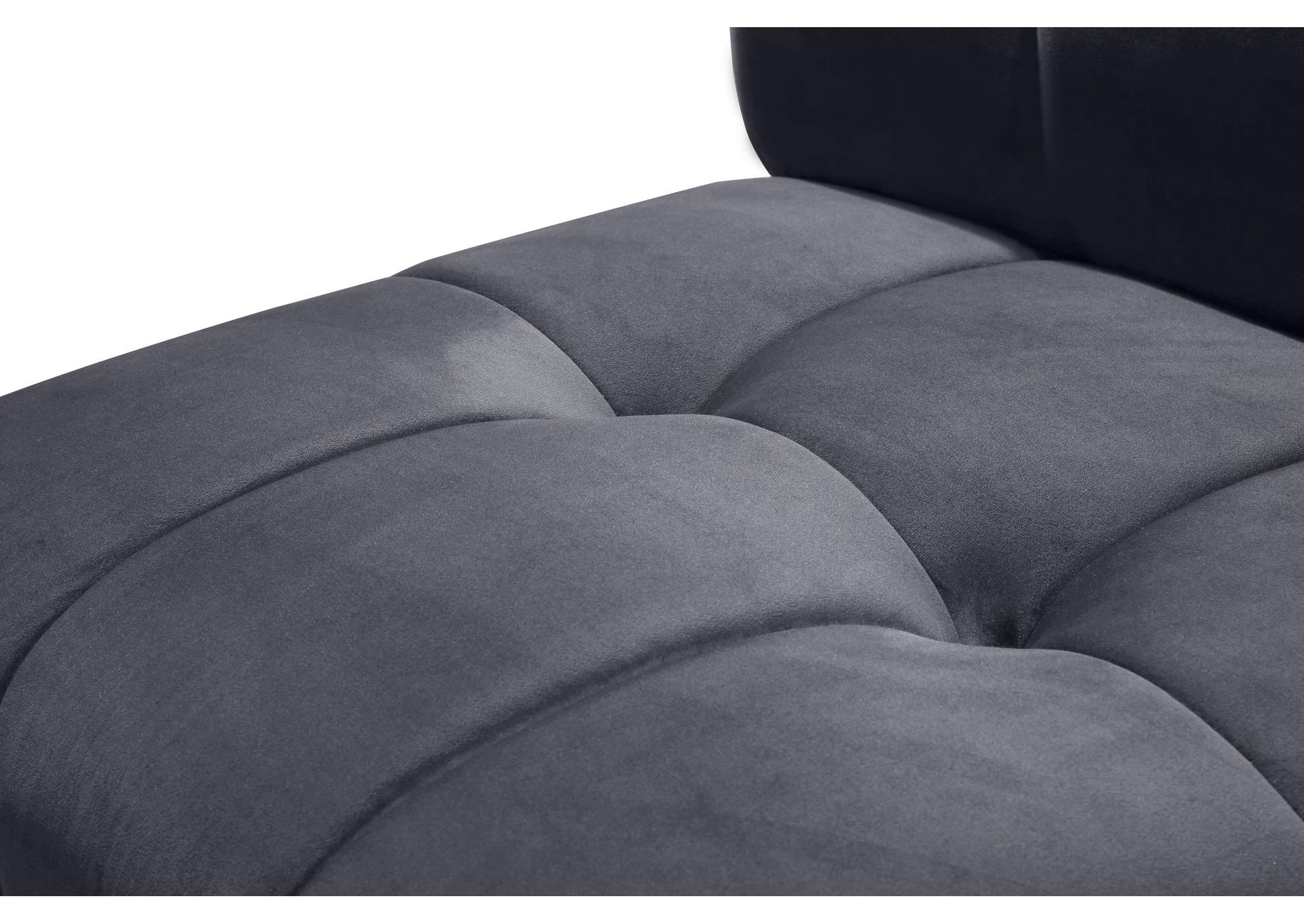 Limitless Grey Velvet 12 Piece Modular Sectional