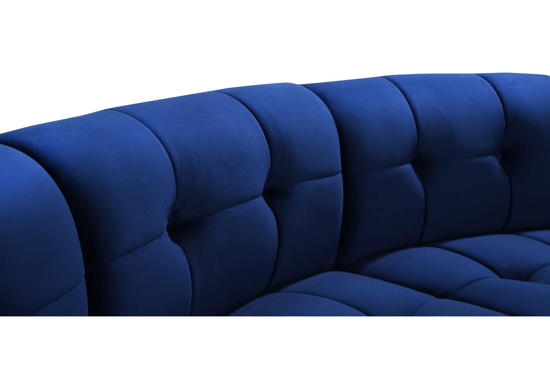 Limitless Navy Velvet 12 Piece Modular Sectional
