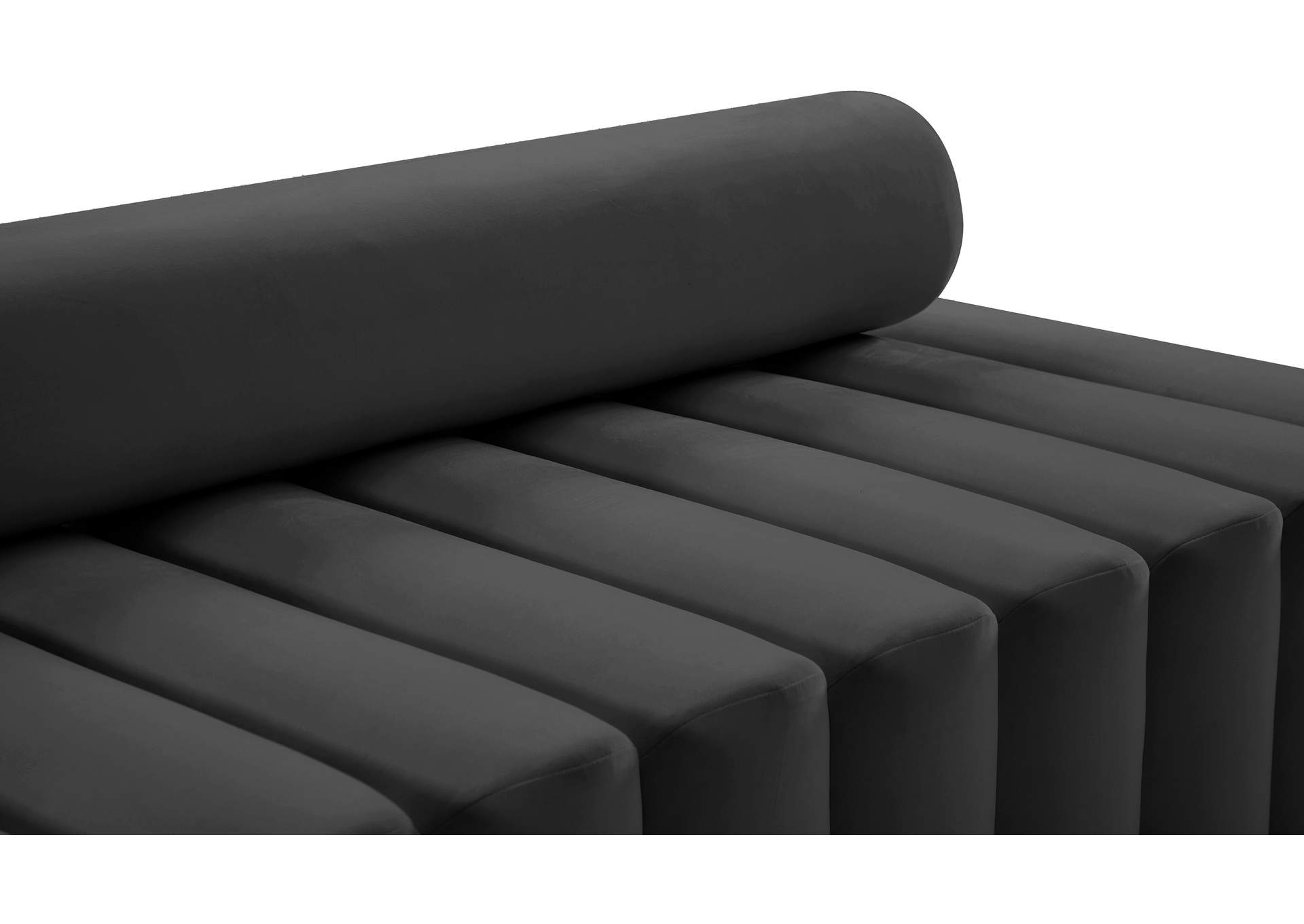 Melody Grey Velvet Sofa