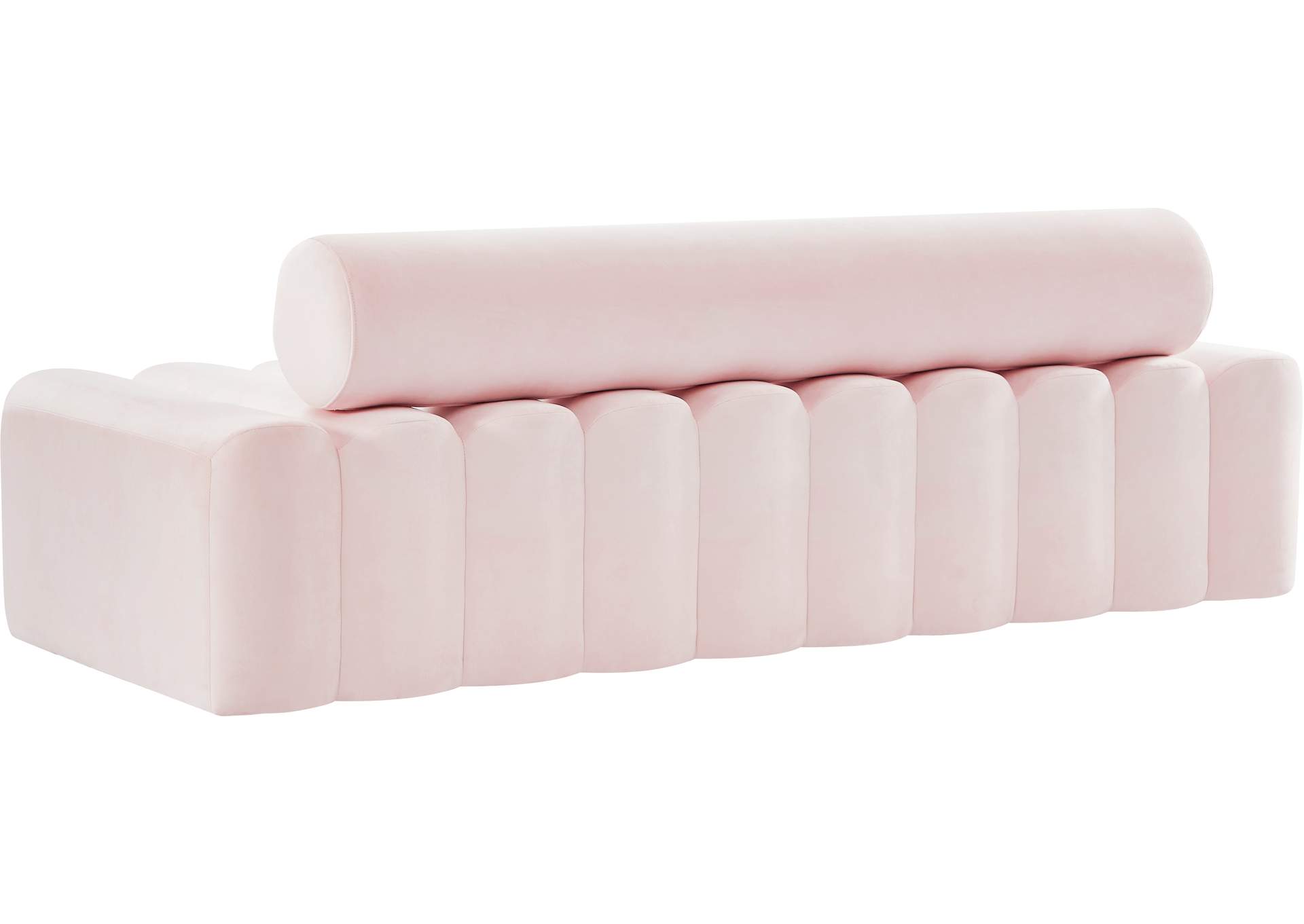 Melody Pink Velvet Sofa