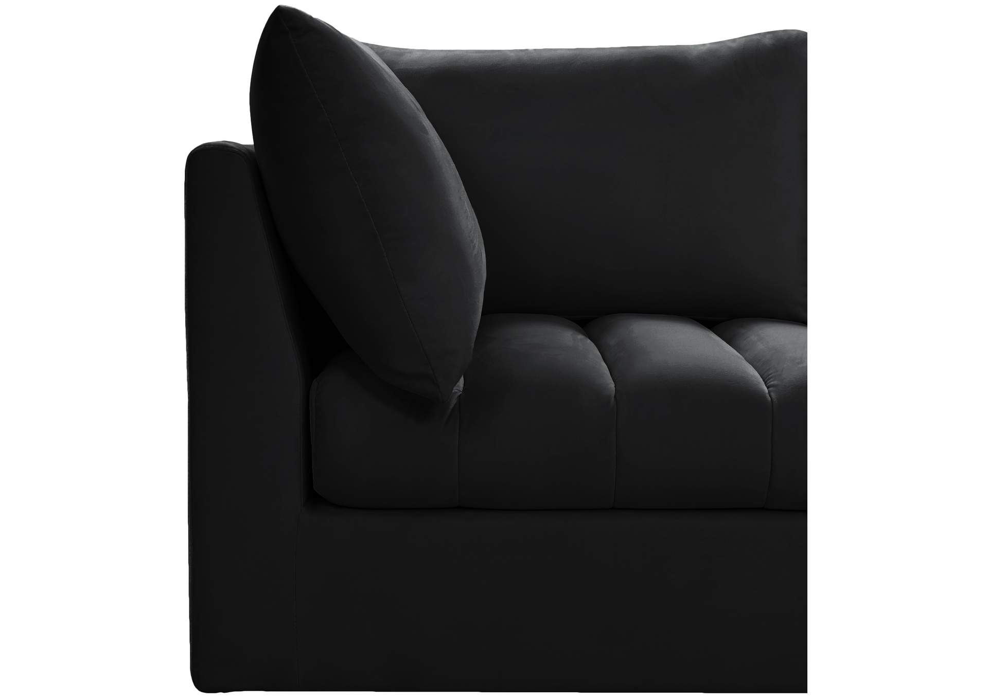 Jacob Black Velvet Modular Sofa