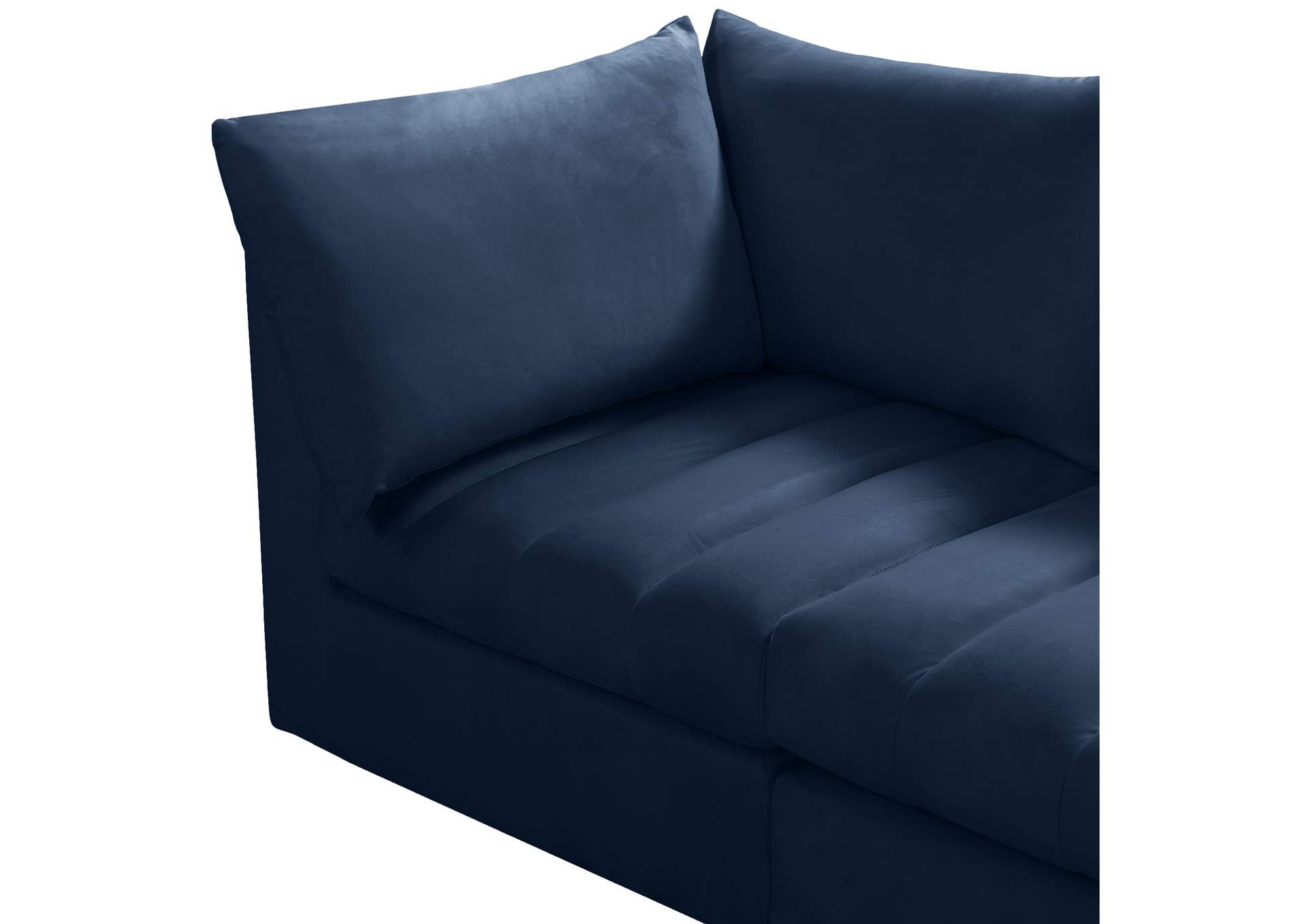 Jacob Navy Velvet Modular Sectional