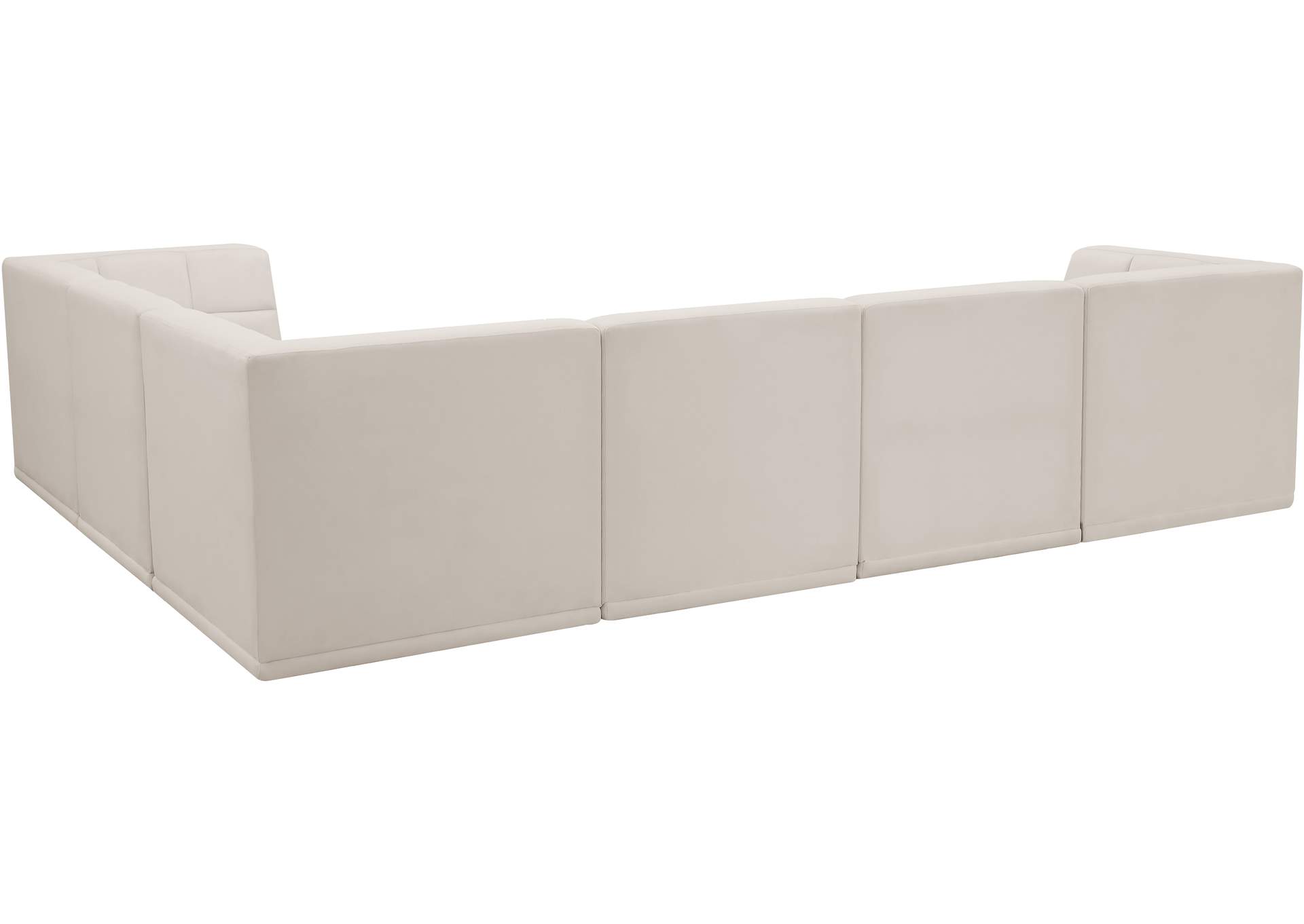 Relax Cream Velvet Modular Sectional