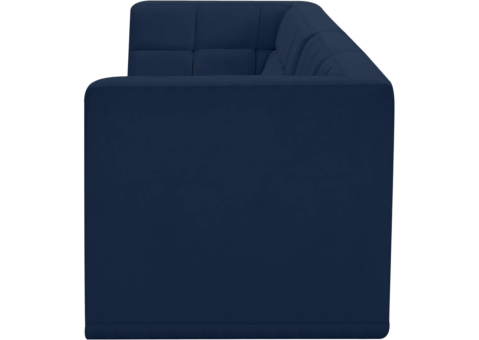 Relax Navy Velvet Modular Sofa
