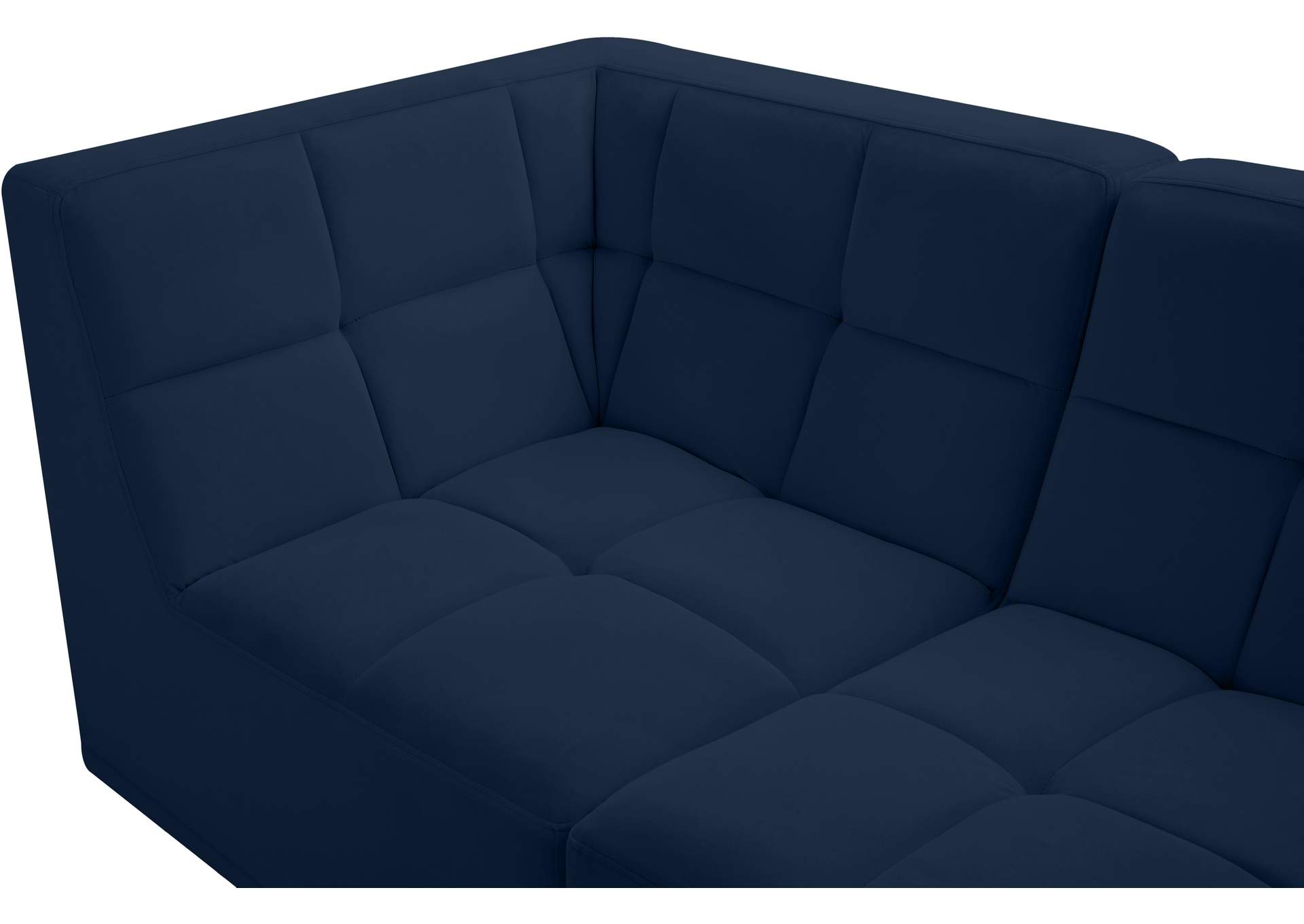Relax Navy Velvet Modular Sofa