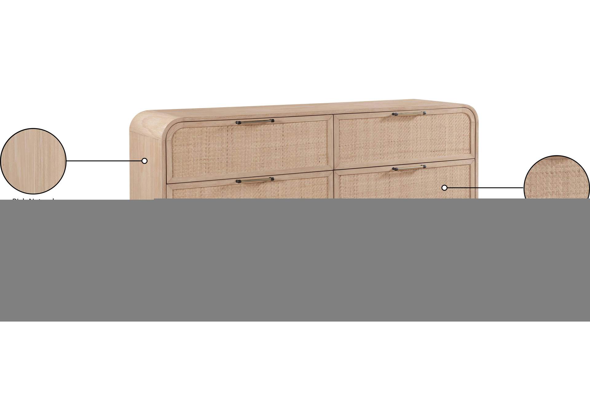 Windsor Natural Solid Wood Dresser image 14