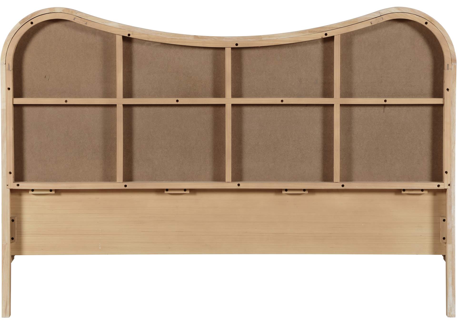 Windsor Natural Rubberwood Full Bed (3 Boxes)
