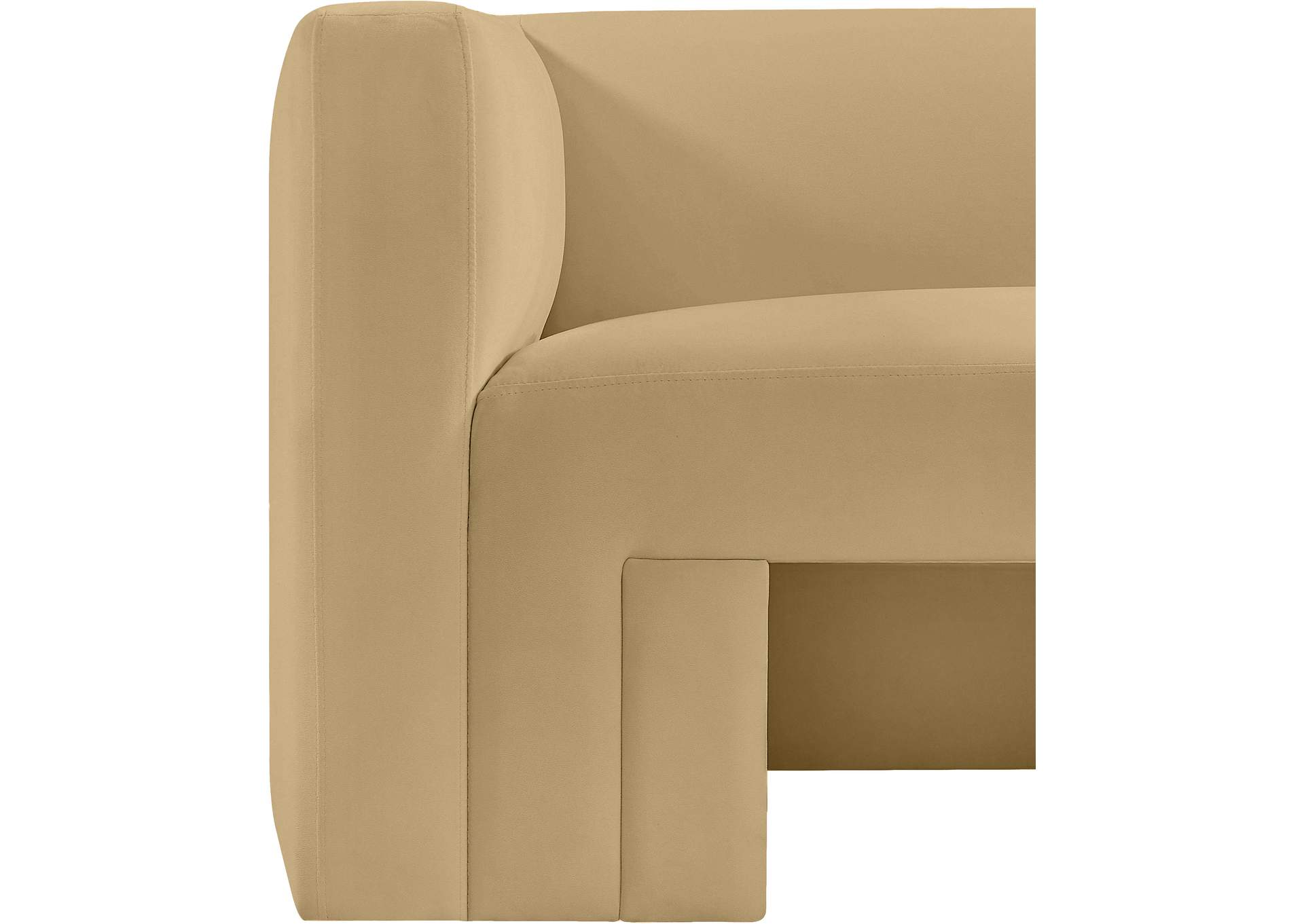 Henson Camel Velvet Chair