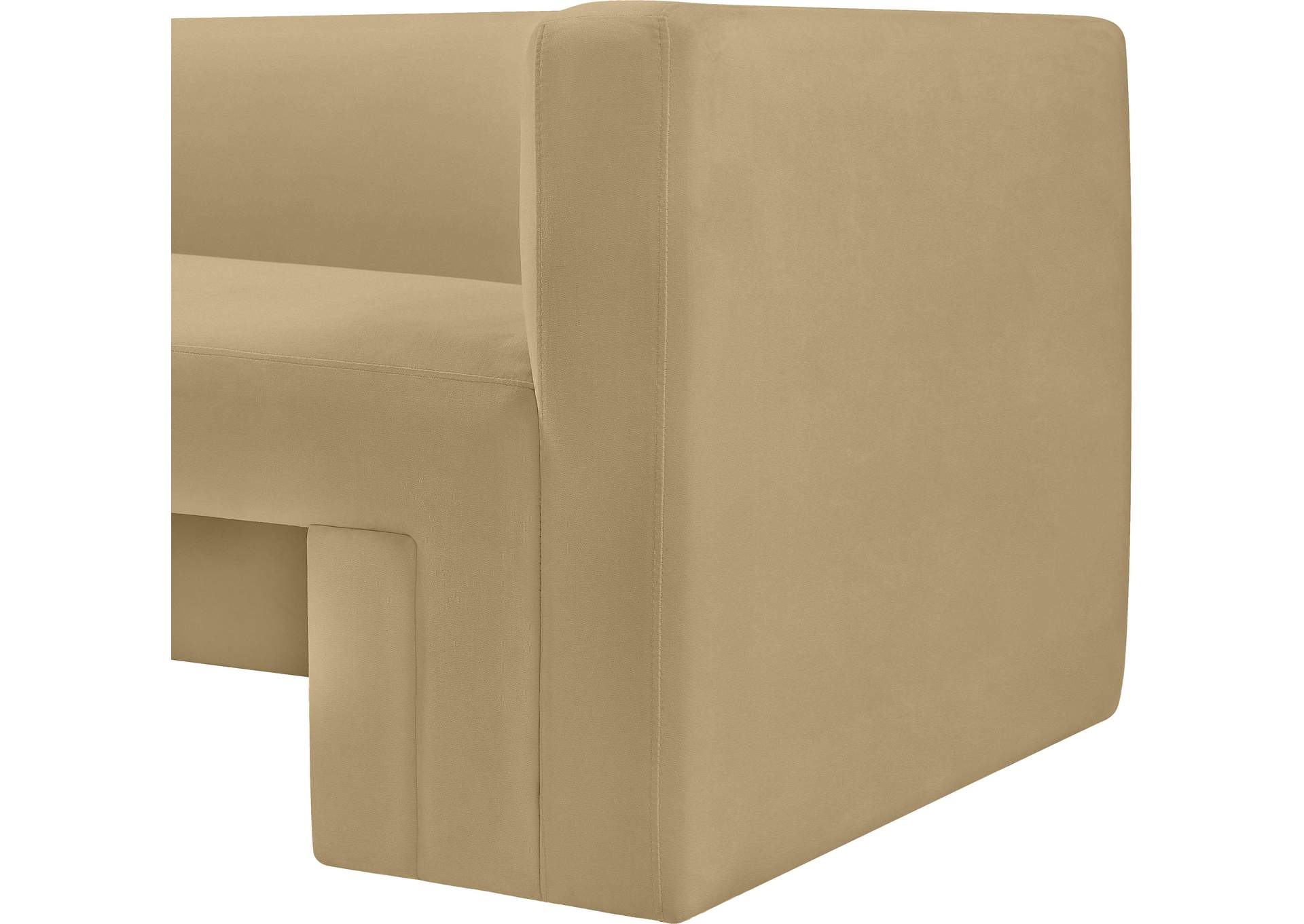 Henson Camel Velvet Chair