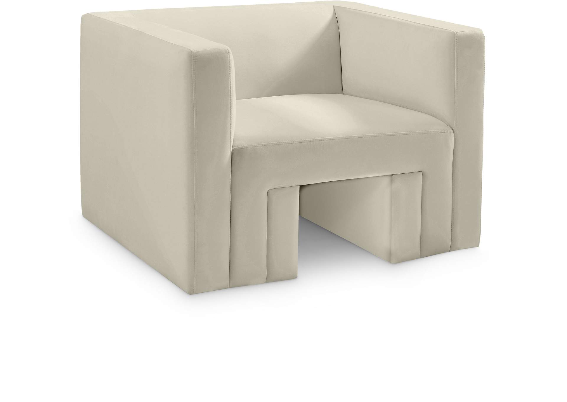Henson Cream Velvet Chair