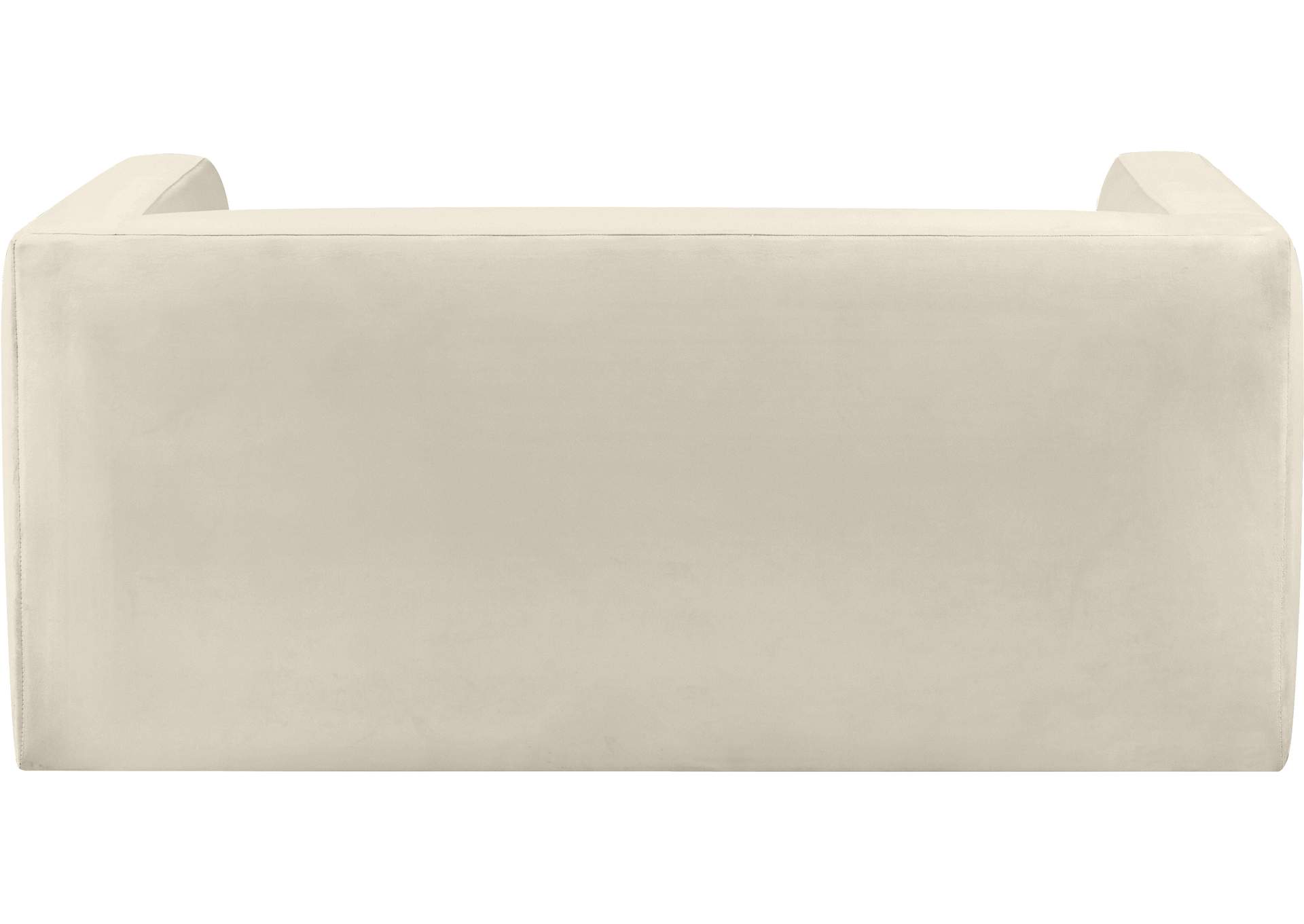 Henson Cream Velvet Loveseat