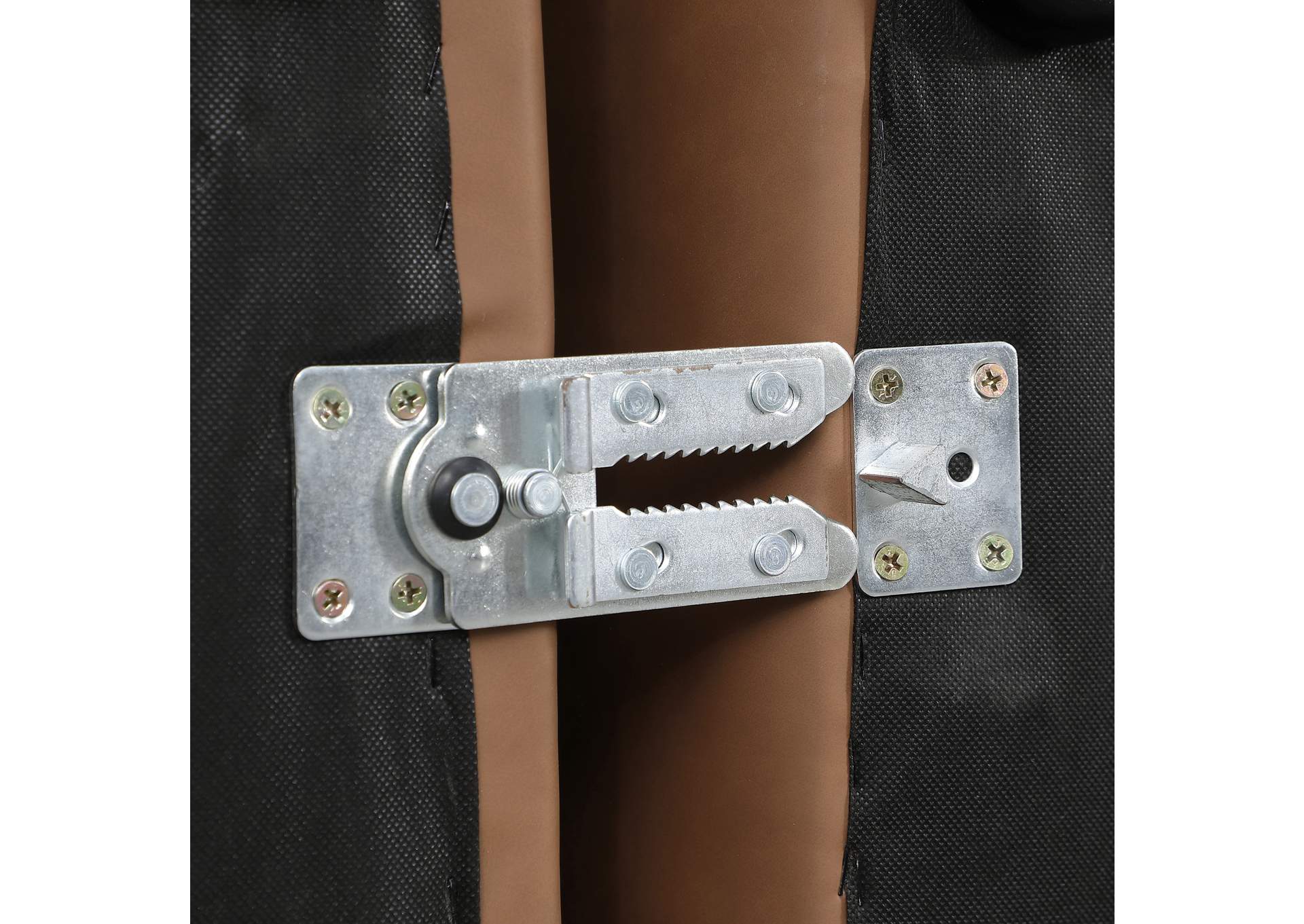 Cube Brown Vegan Leather Modular Sofa image 7