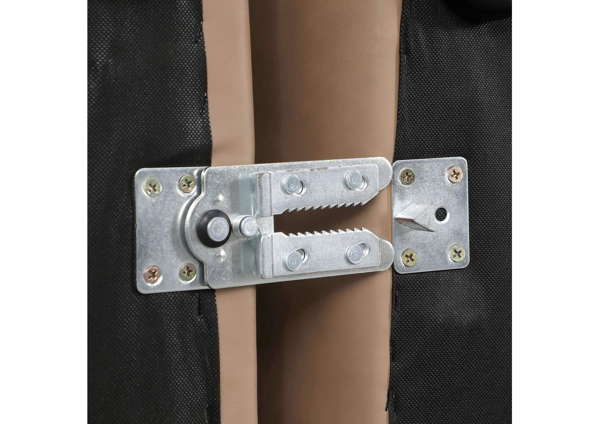 Cube Tan Vegan Leather Modular Sofa image 7