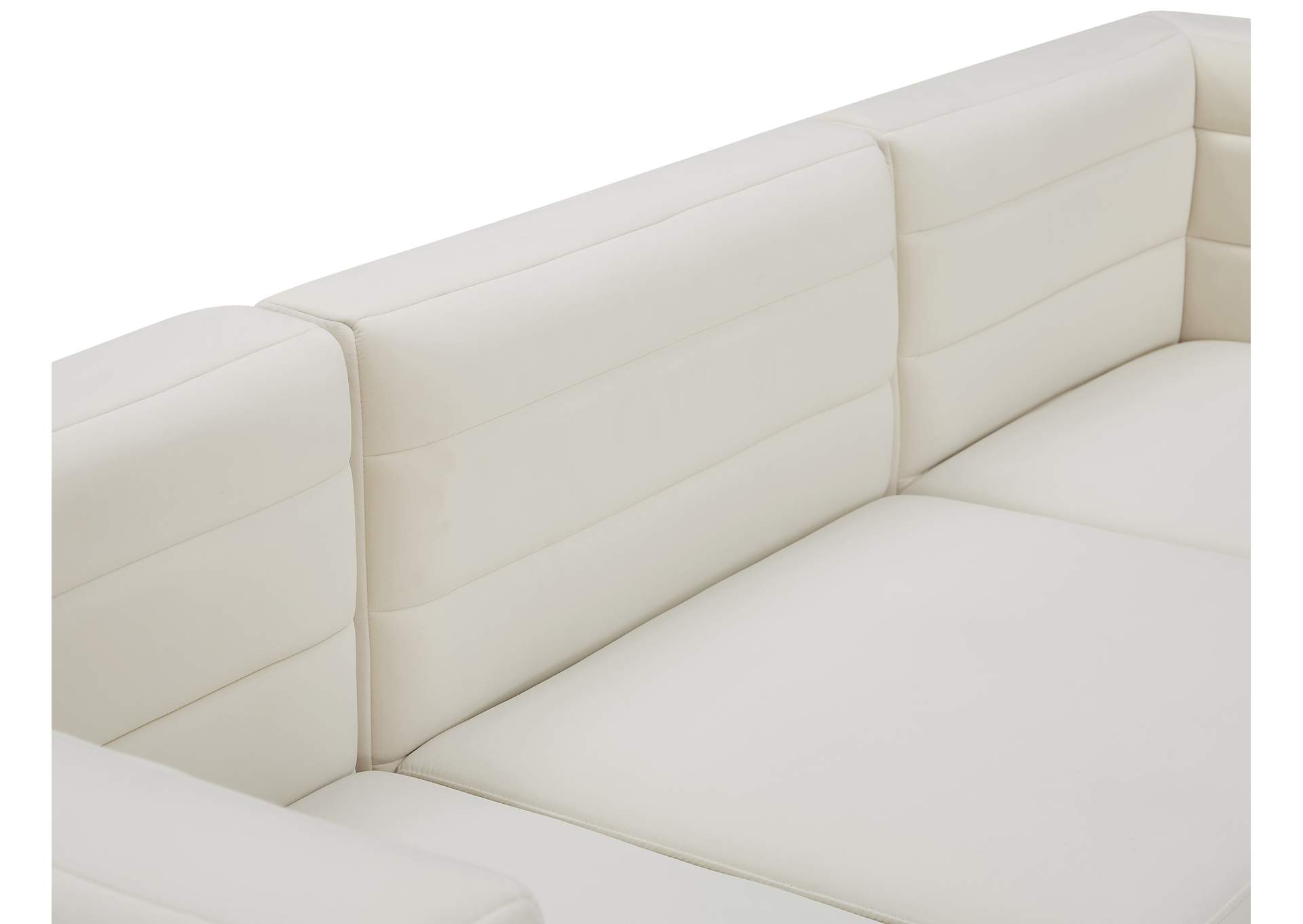 Quincy Cream Velvet Modular Sectional