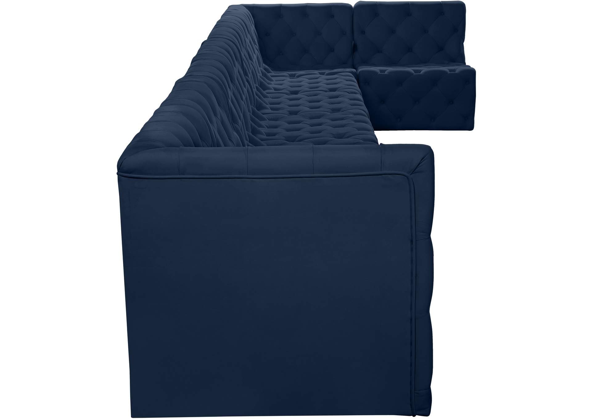 Tuft Navy Velvet Modular Sectional