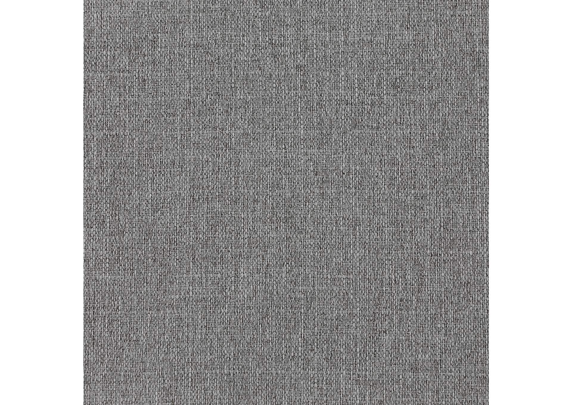 Beckham Grey Durable Linen Textured Fabric Modular Sofa