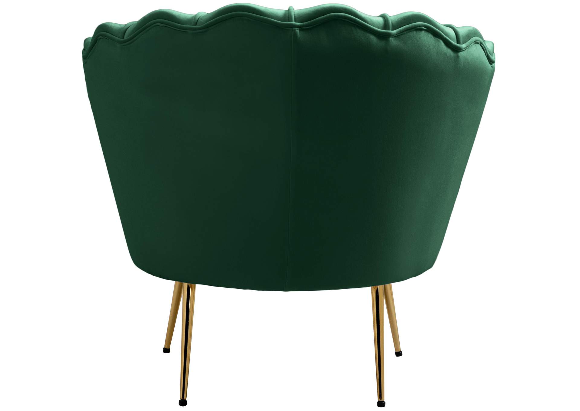 Gardenia Green Velvet Chair