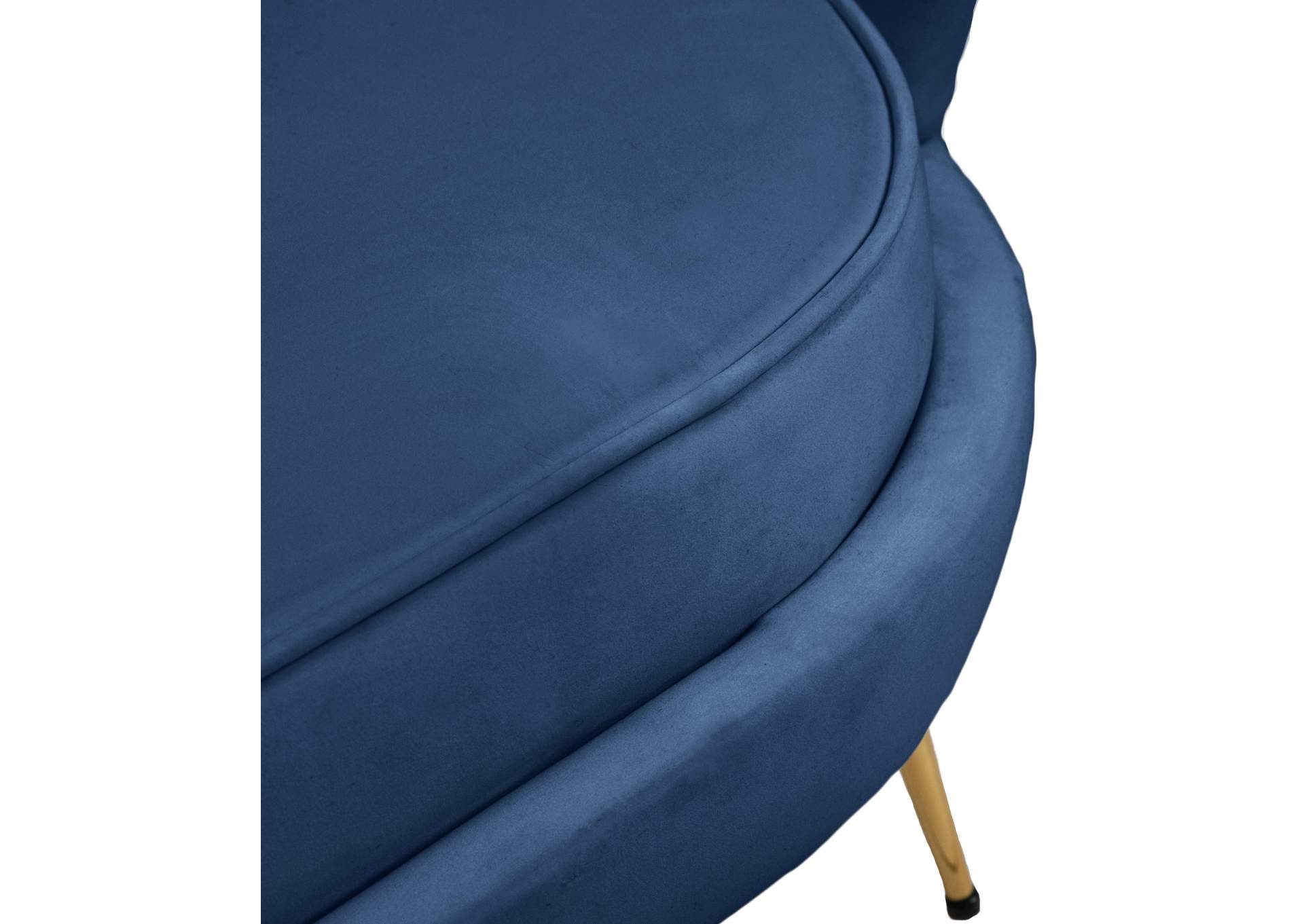 Gardenia Navy Velvet Chair