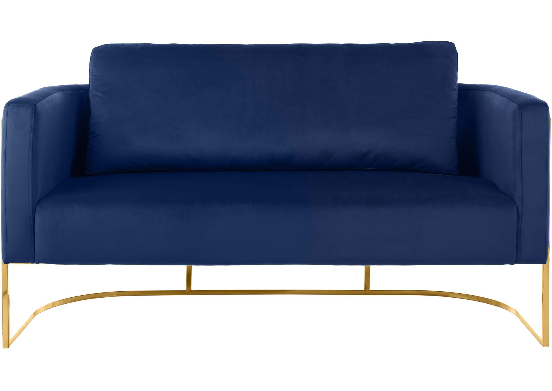 Casa Navy Velvet Loveseat