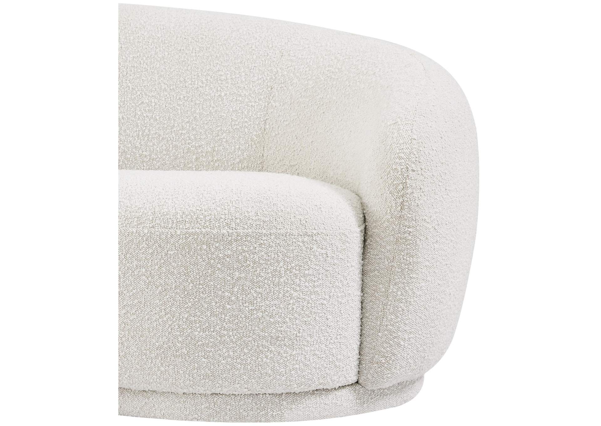Hyde Cream Boucle Fabric Chair