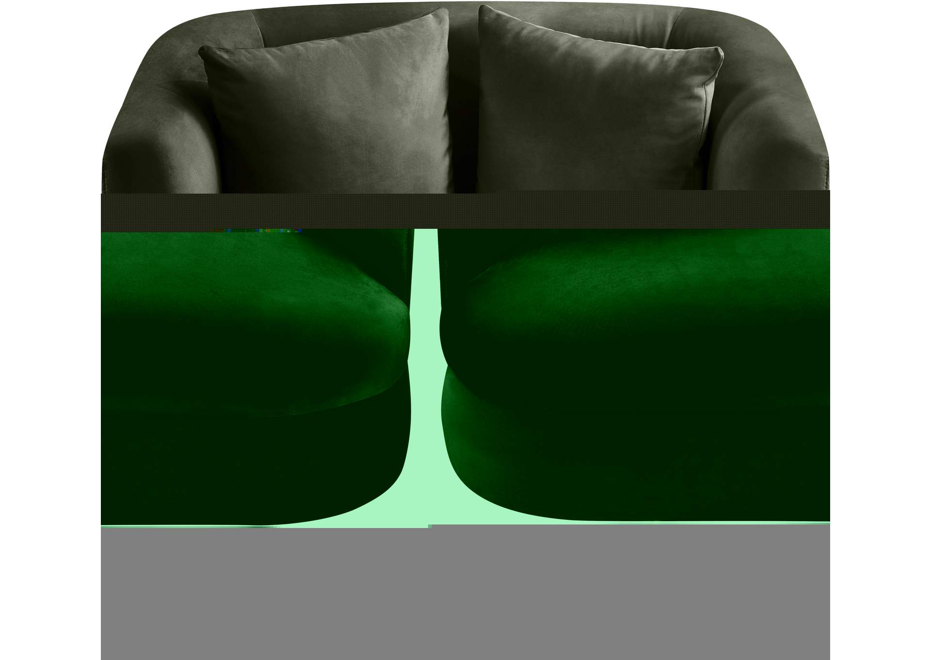 Alder Green Velvet Chair