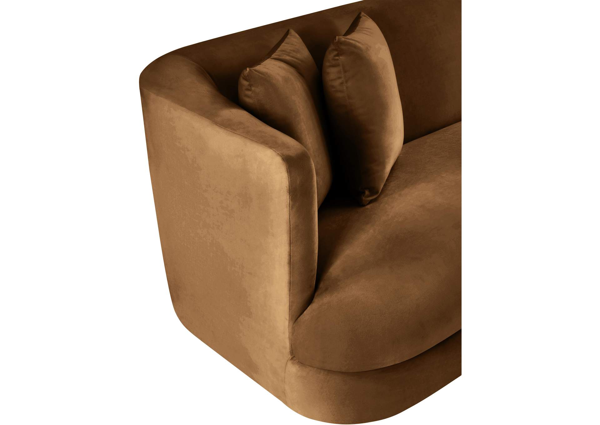 Alder Saddle Velvet Sofa image 11