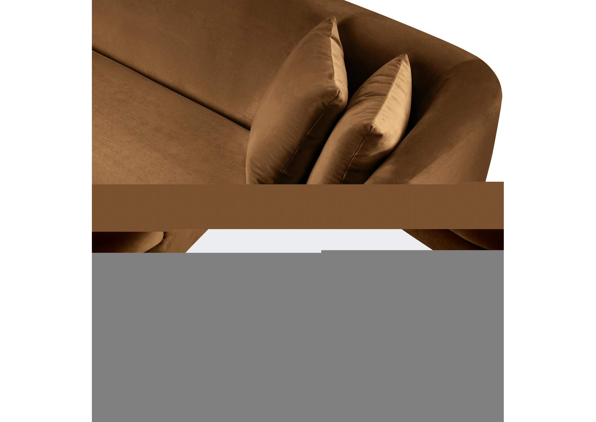 Alder Saddle Velvet Sofa image 12