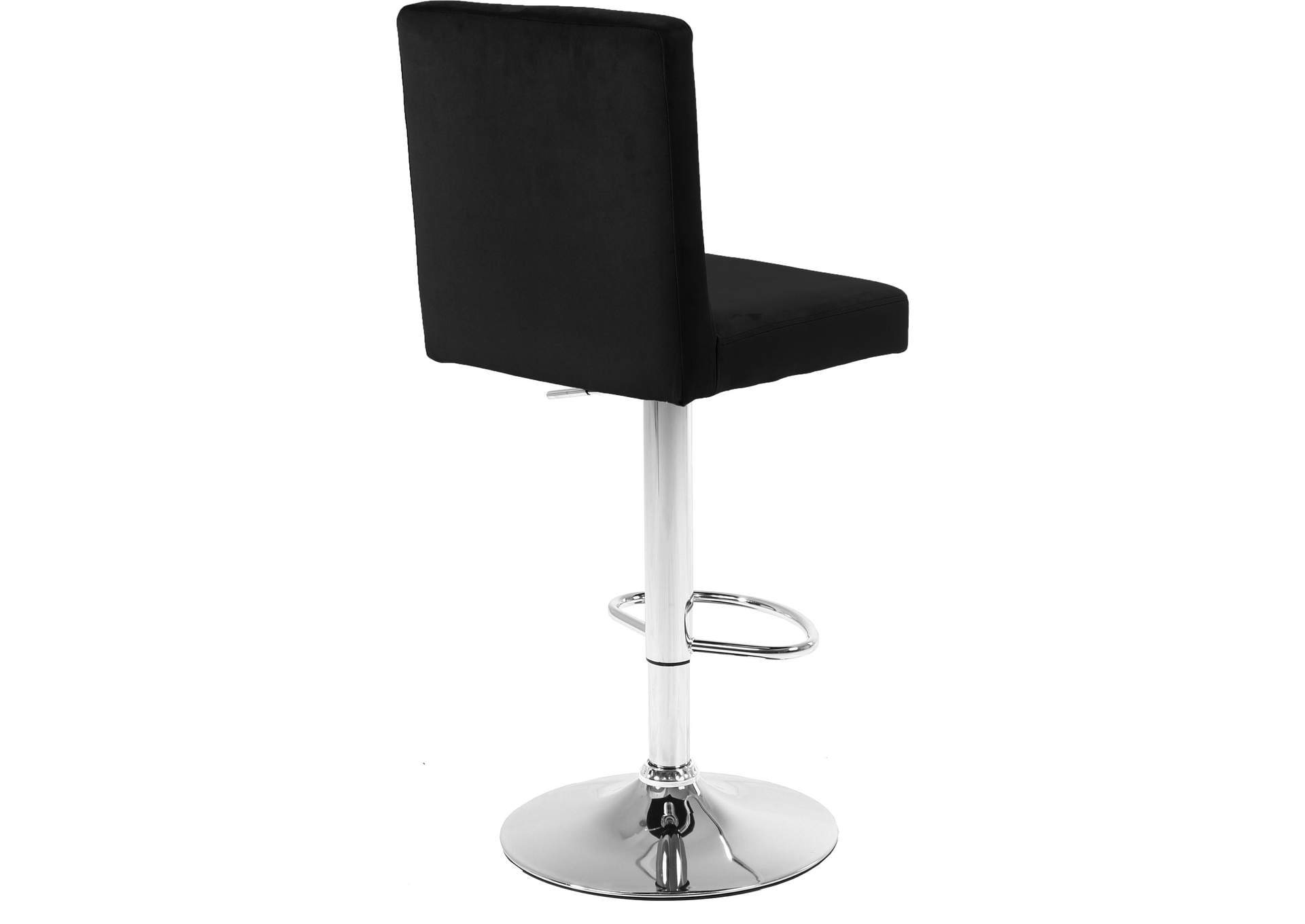 Joel Black Velvet Adjustable Stool