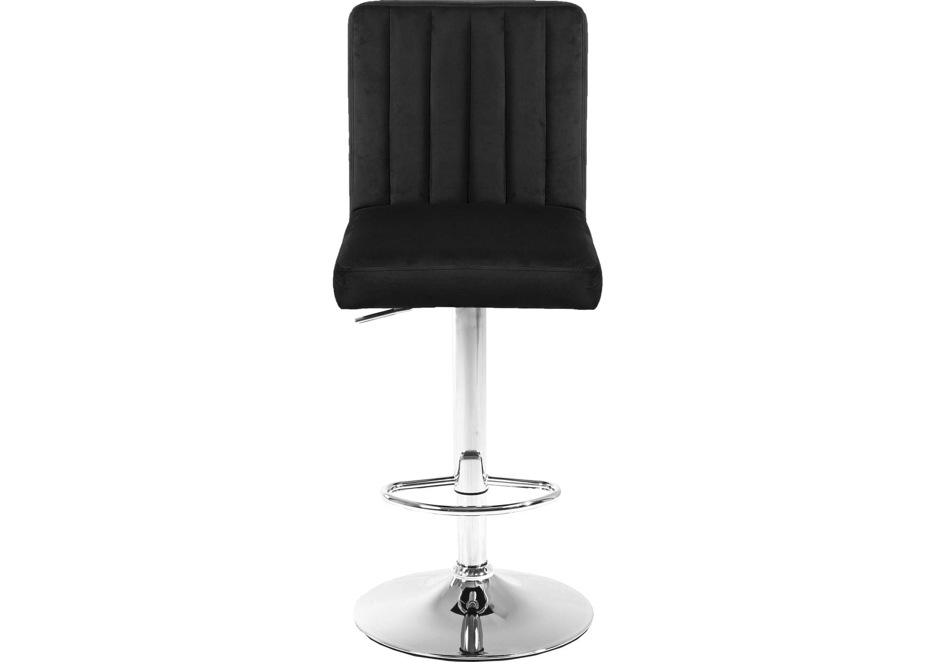 Joel Black Velvet Adjustable Stool