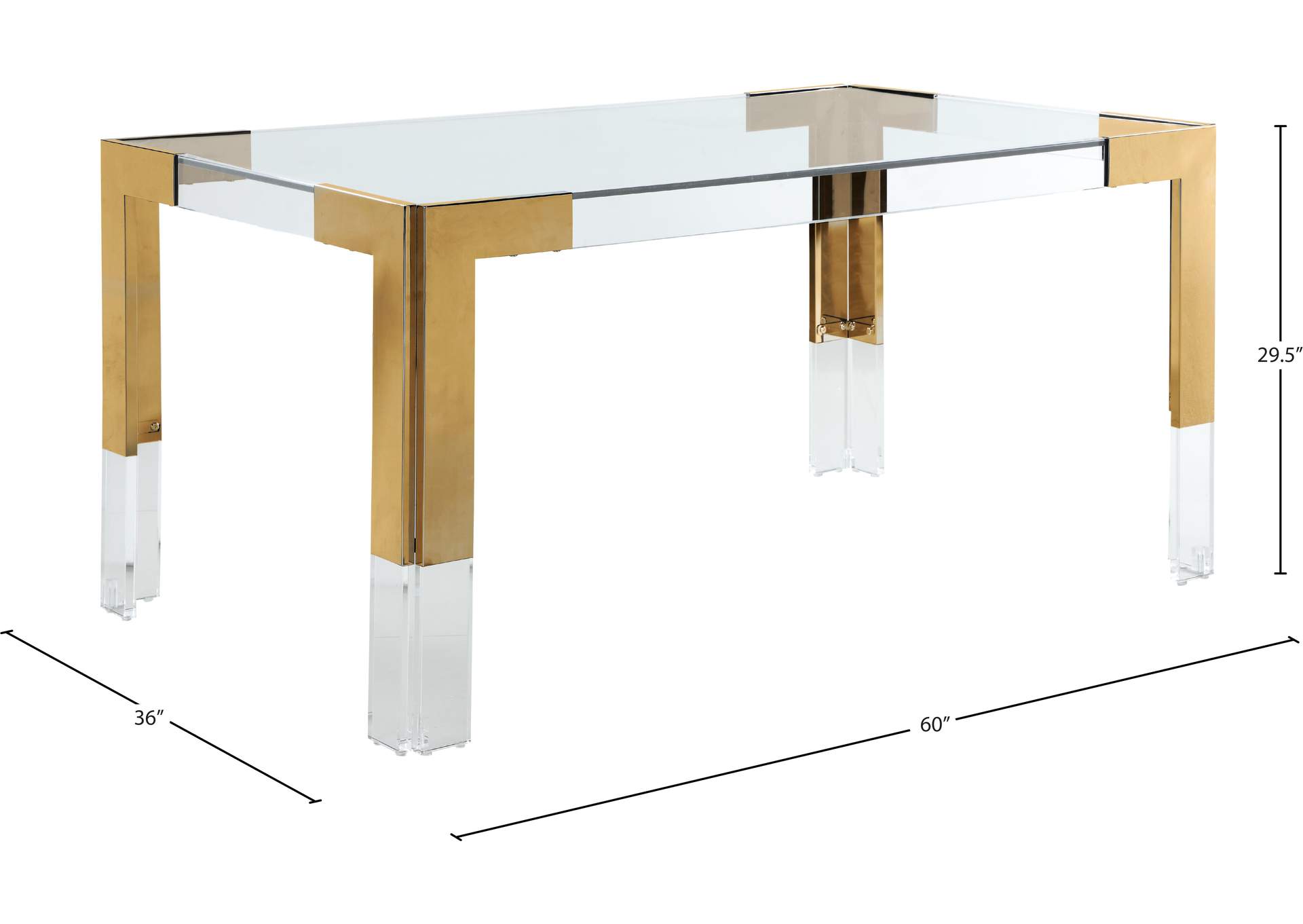 Casper Rich Gold Dining Table