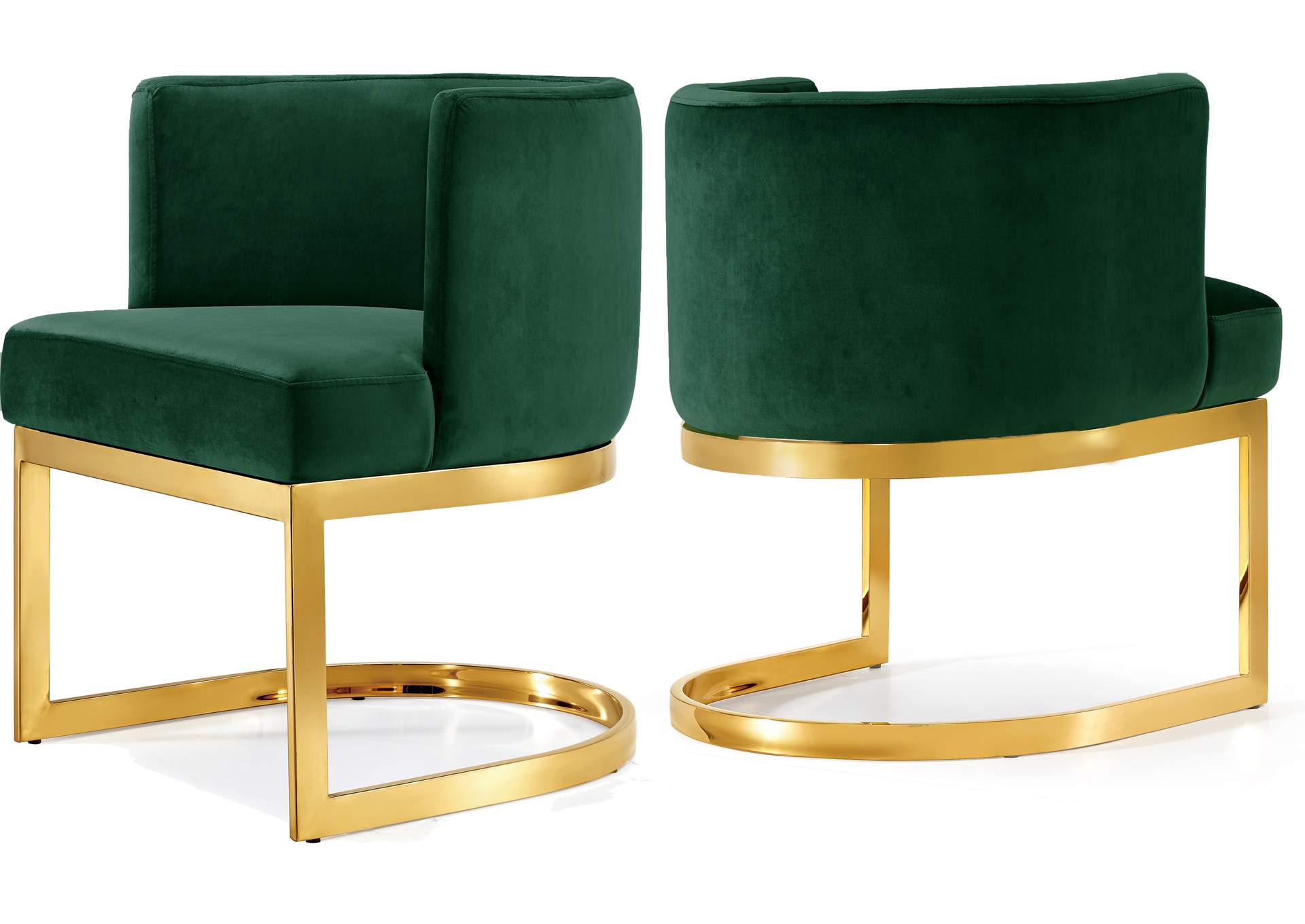 Gianna Green Velvet Dining Chair