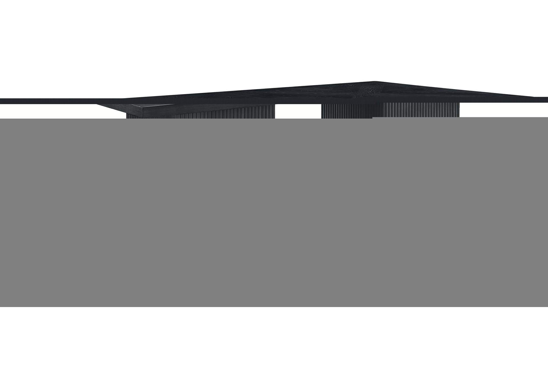 Belinda Black Modular Dining Table
